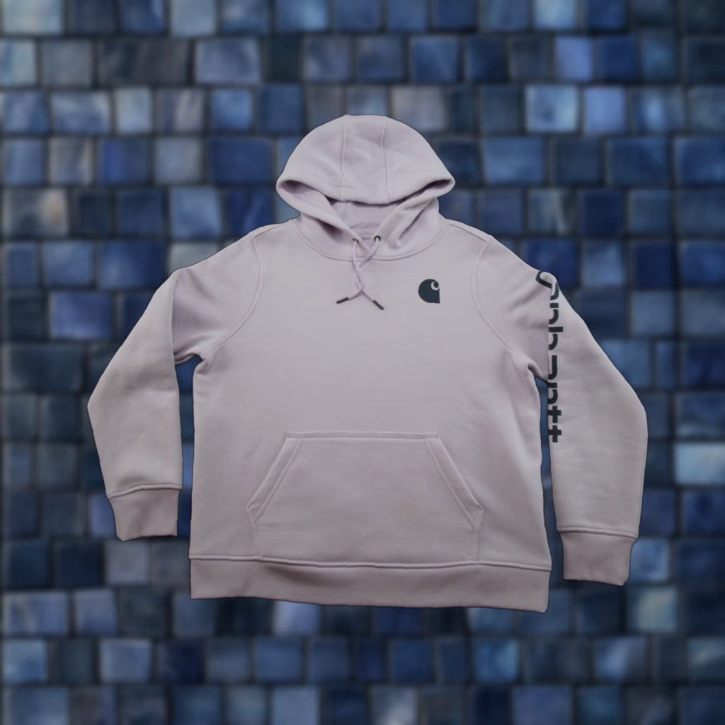Carhartt VINTAGE Carhartt Amethyst Fog Clarksburg Pullover Sweatshirt 102791 V37 Womens SZ L READ Size L / US 10 / IT 46 - 1 Thumbnail