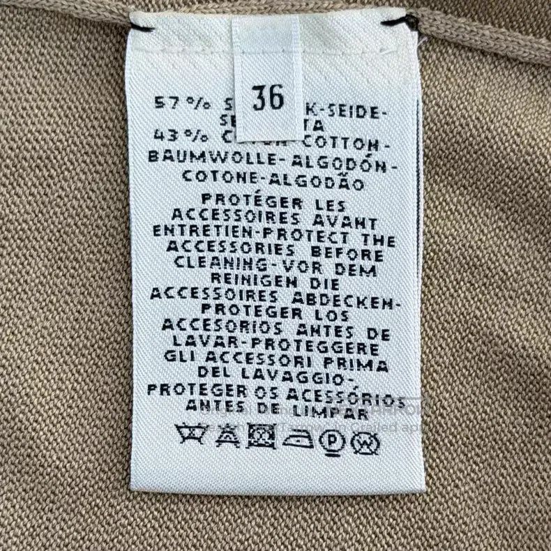 Hermes Hermes Khaki Metal Pig Nose Cardigan Size XS / US 0-2 / IT 36-38 - 6 Thumbnail