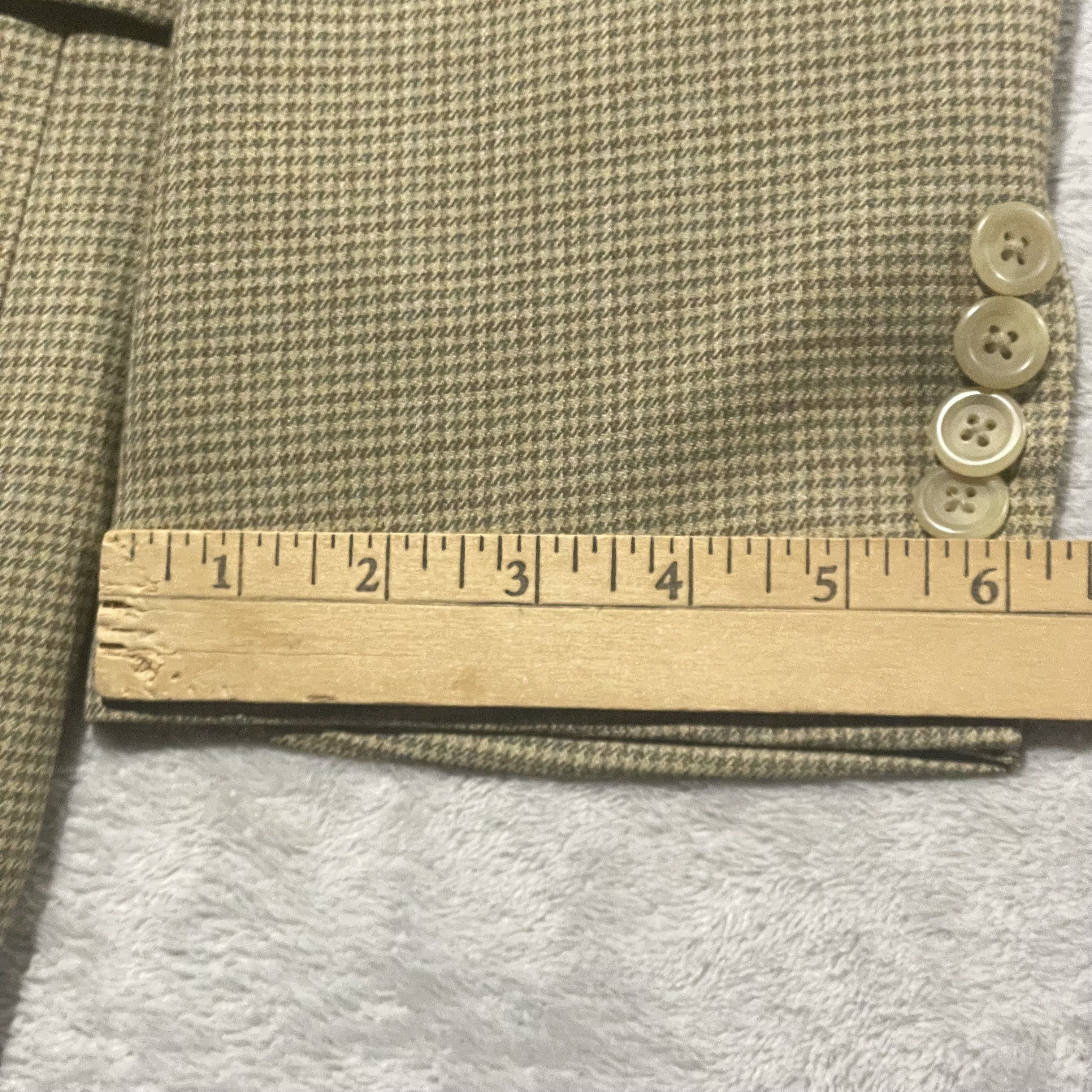 Lauren Ralph Lauren Lauren Ralph Lauren Wool Sport's Coat 44L Houndstooth Size 44L - 7 Thumbnail