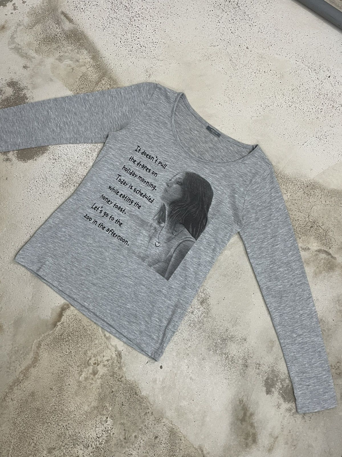 Hysteric Glamour × Japanese Brand Cinema Unisex Women Photo Glamour Wording Poem Size US XS / EU 42 / 0 - 4 Thumbnail