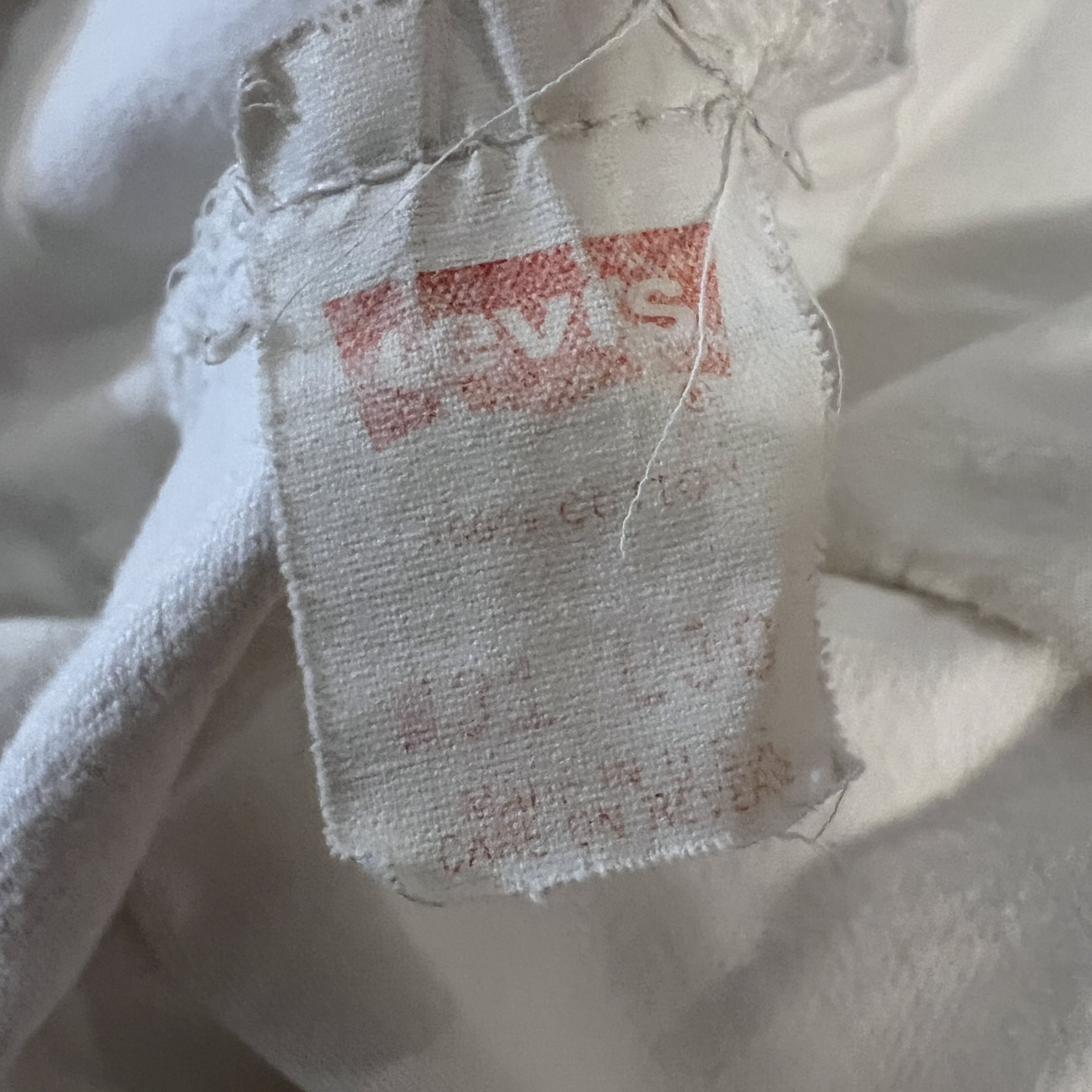 Levi's Vintage 80s 501 Button-Fly Distressed USA Made - 31x28 Size US 31 - 7 Thumbnail