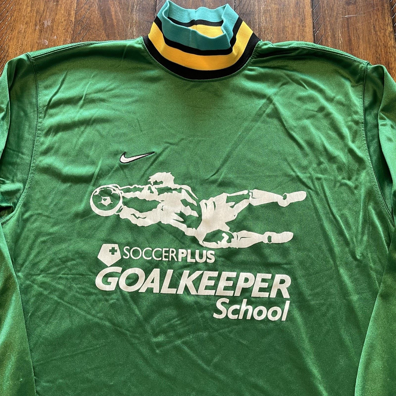 Nike Vtg Nike Goalkeeper Shirt Mens Medium SoccerPlus USA 90s Size US M / EU 48-50 / 2 - 3 Thumbnail