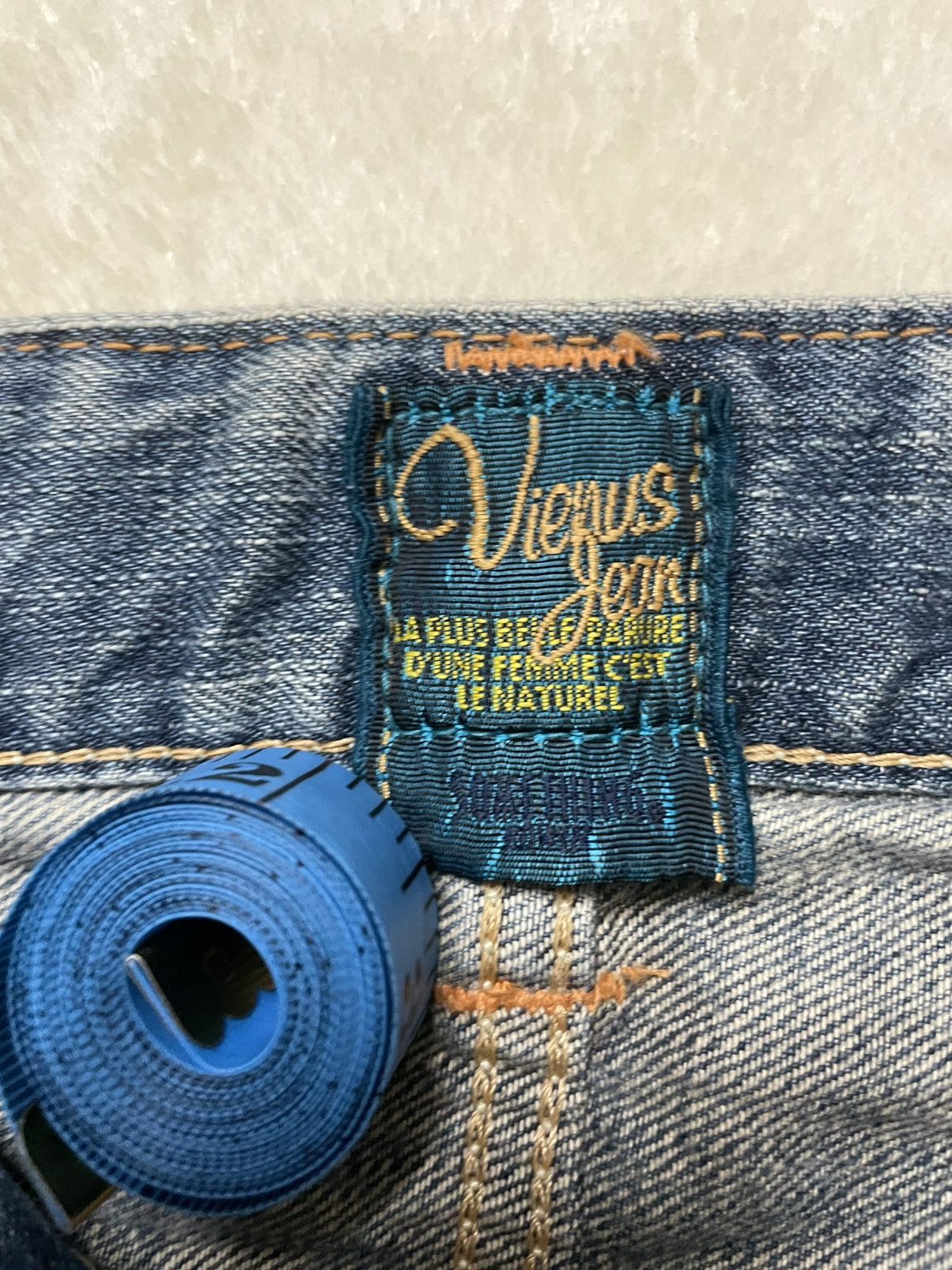 Edwin Vintage Edwin Boot Cut Distressed Ripped Denim Jeans Size US 30 / EU 46 - 11 Thumbnail