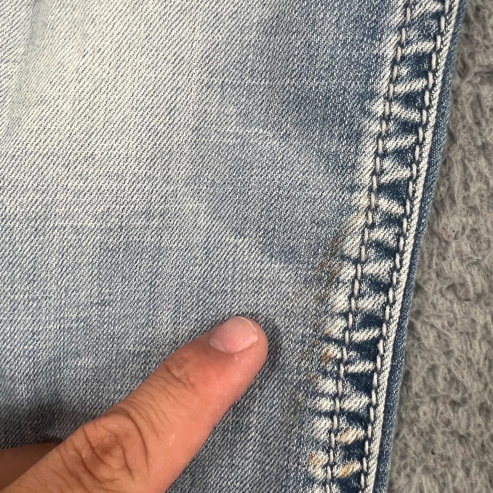 Silver Jeans Co. VINTAGE Silver Jeans Womens Cropped Jeans Aiko Mid Rise Stretch Paisley Blue 29 Size 29" - 3 Thumbnail