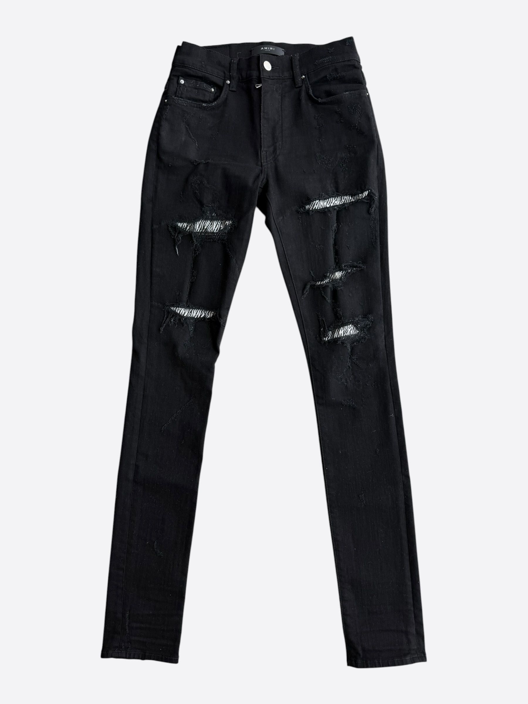 Amiri Painter Military Patch Jeans W9M01327SD | Grailed