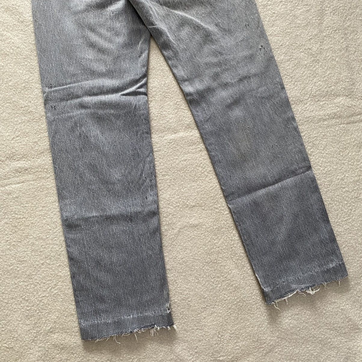 Levi's × Vintage Vintage 80's Levis 501 Herringbone Distressed Denim w29 Size US 29 - 8 Thumbnail