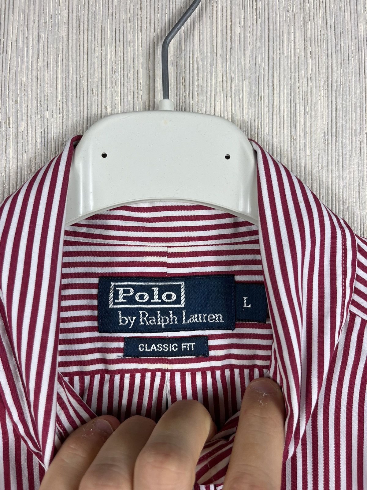 Polo Ralph Lauren × Ralph Lauren × Vintage Vintage Polo Ralph Lauren 90s striped shirt chest small logo Size US L / EU 52-54 / 3 - 16 Thumbnail