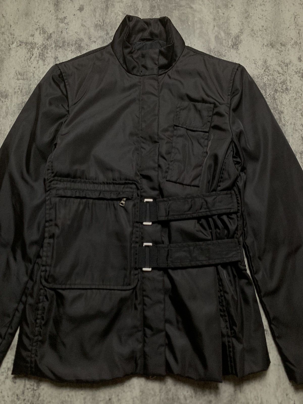 Prada RARE Prada FW99 Runaway Bondage Utility Nylon Padded Jacket Size US XS / EU 42 / 0 - 5 Thumbnail
