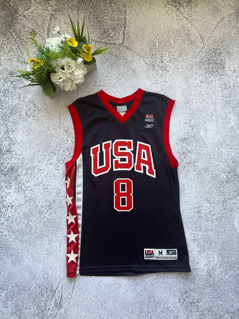 Reebok USA BASKETBALL TEAM SHIRT JERSEY REEBOK #8 KOBE BRYANT Size US M / EU 48-50 / 2 - 1 Thumbnail