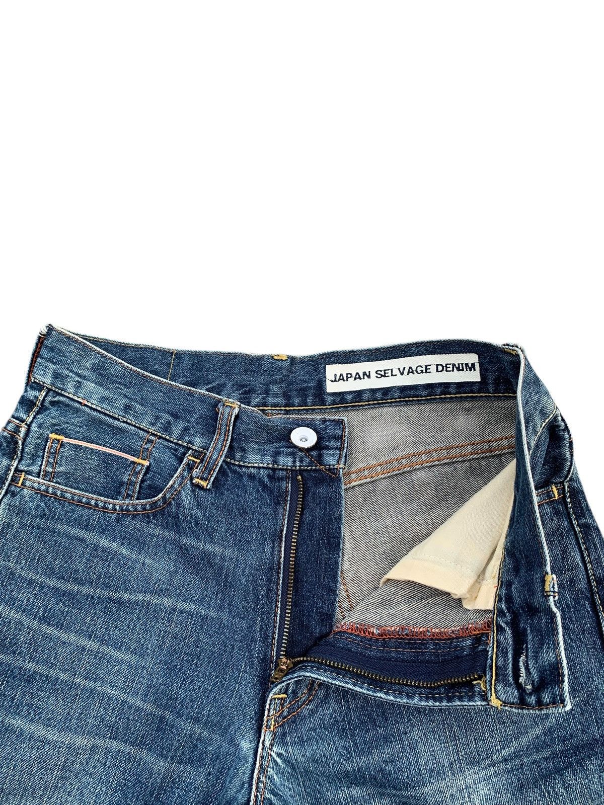Kapital RUSH HOUR SELVEDGE JAPANESE RAW DISTRESSED DENIM Size US 30 / EU 46 - 12 Thumbnail