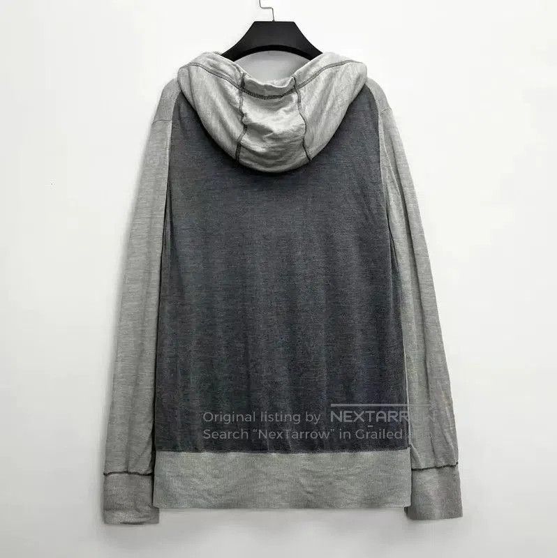 Burberry Burberry Grey Silk Blend Hoodie for Women. Size M / US 6-8 / IT 42-44 - 2 Thumbnail