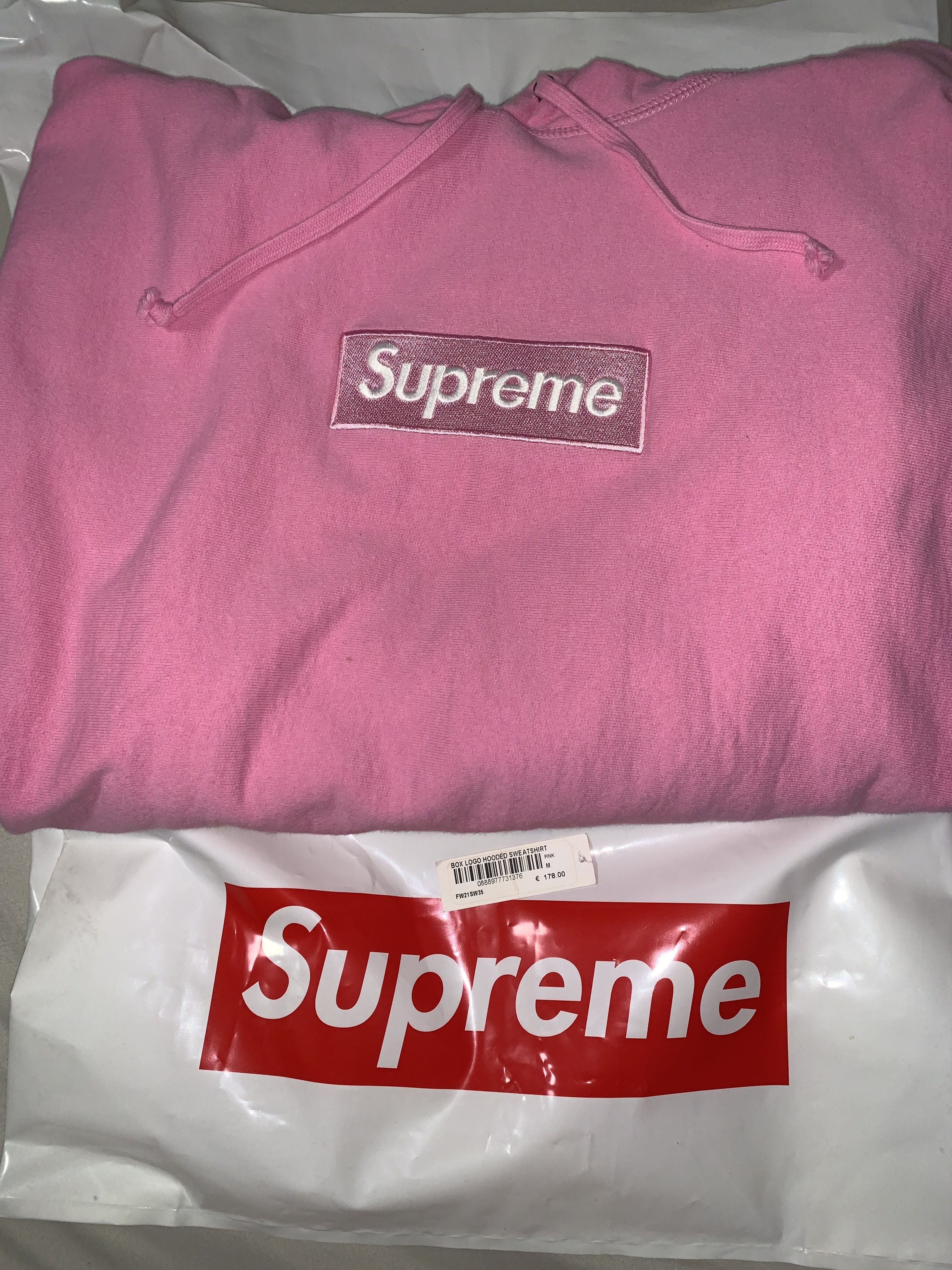 Supreme Supreme Box Logo (FW 21) Pink | Grailed