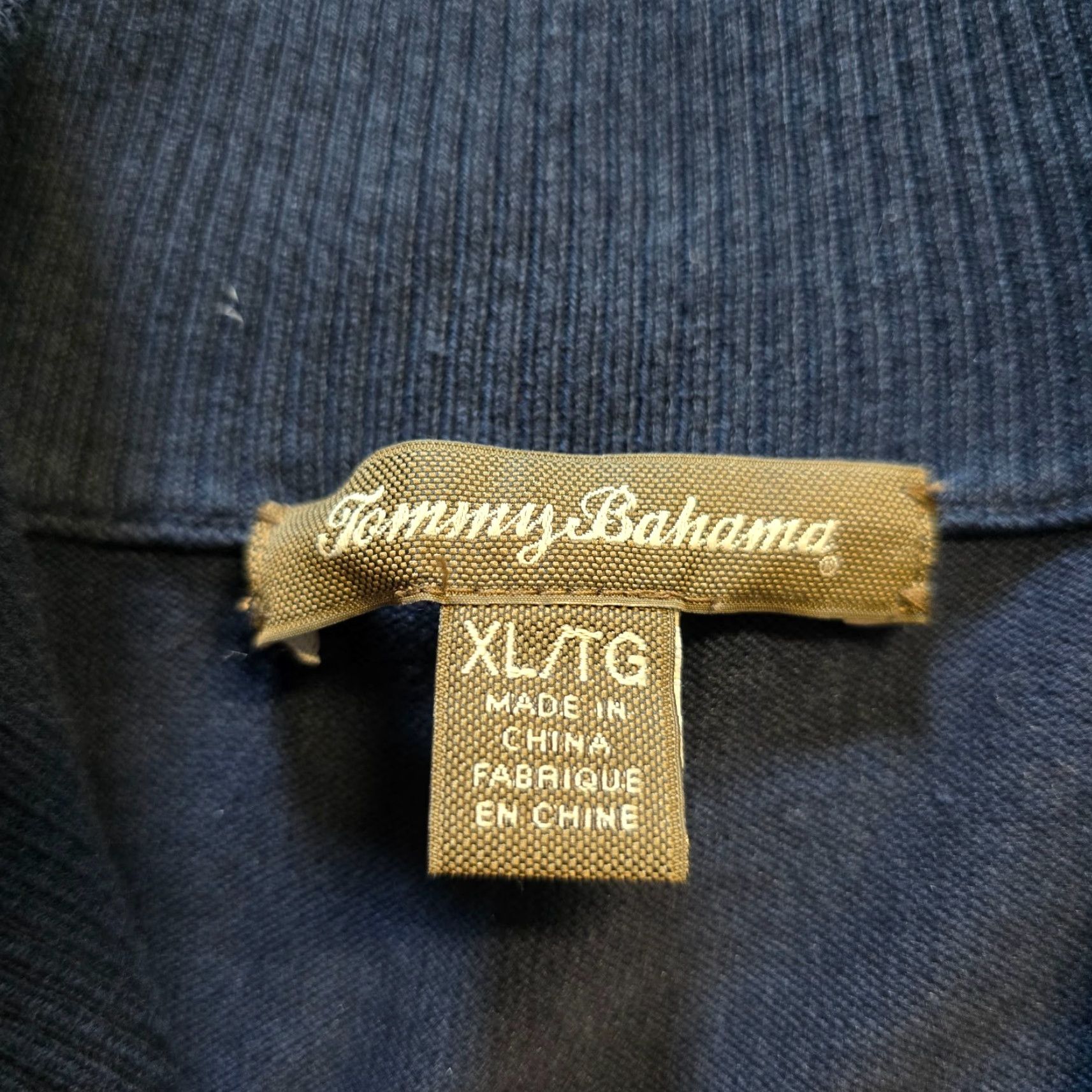 Tommy Bahama Tommy Bahama Dress Womens XL Blue Sweater Knit Long Sleeve 1/4 Zip Capsule Dress Size XL / US 12-14 / IT 48-50 - 4 Thumbnail