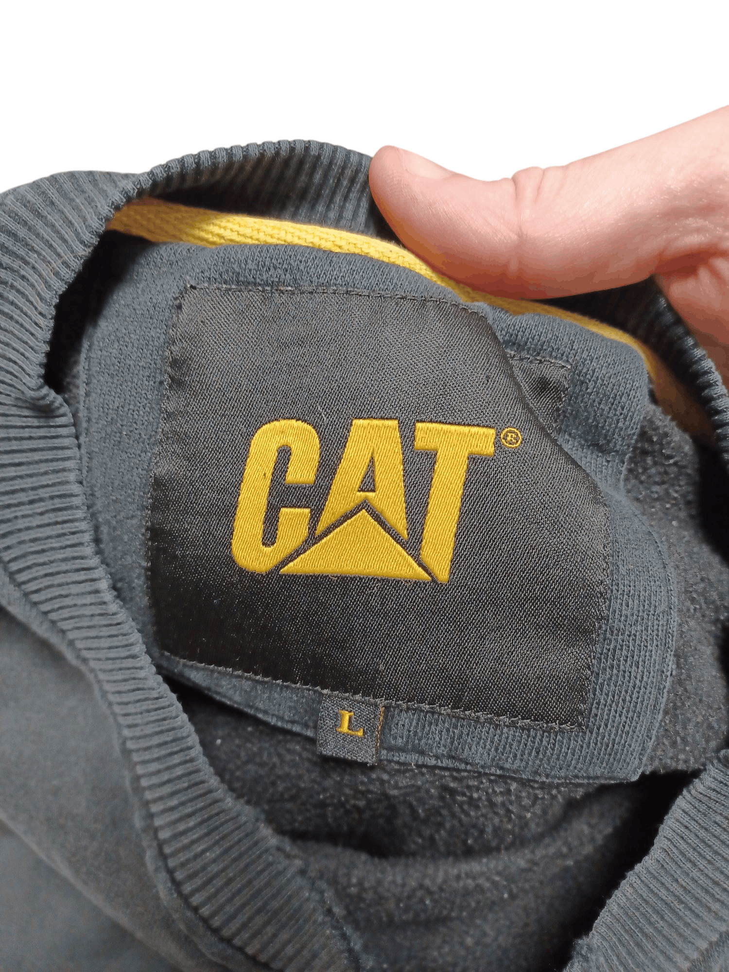 Caterpillar CATERPILLAR CAT EMBROIDERED LOGO VINTAGE BOXY SWEATSHIRT Size US L / EU 52-54 / 3 - 4 Thumbnail