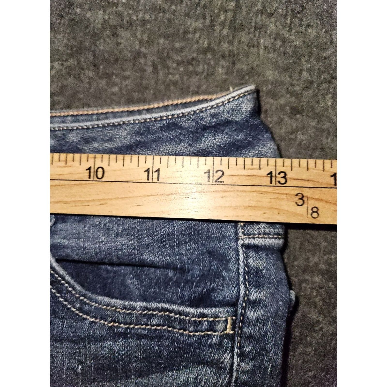 American Eagle Outfitters VINTAGE American Eagle High Rise Jegging Women's 2 Short Blue Super Stretch Casual Size 26" / US 2 / IT 38 - 5 Thumbnail