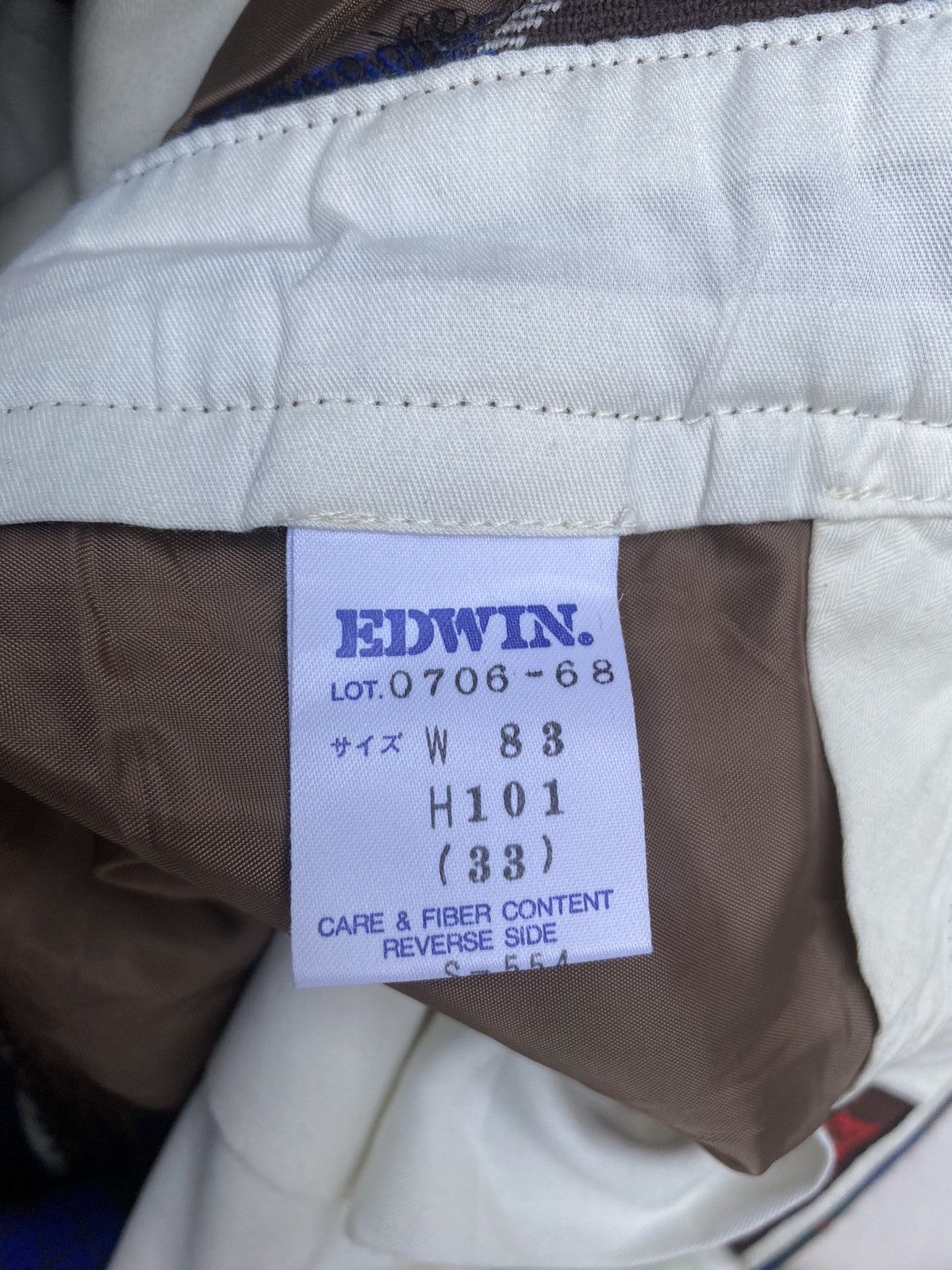 Edwin EDWIN TROUSERS x JAPANESE BRAND x VINTAGE Size US 31 - 5 Thumbnail