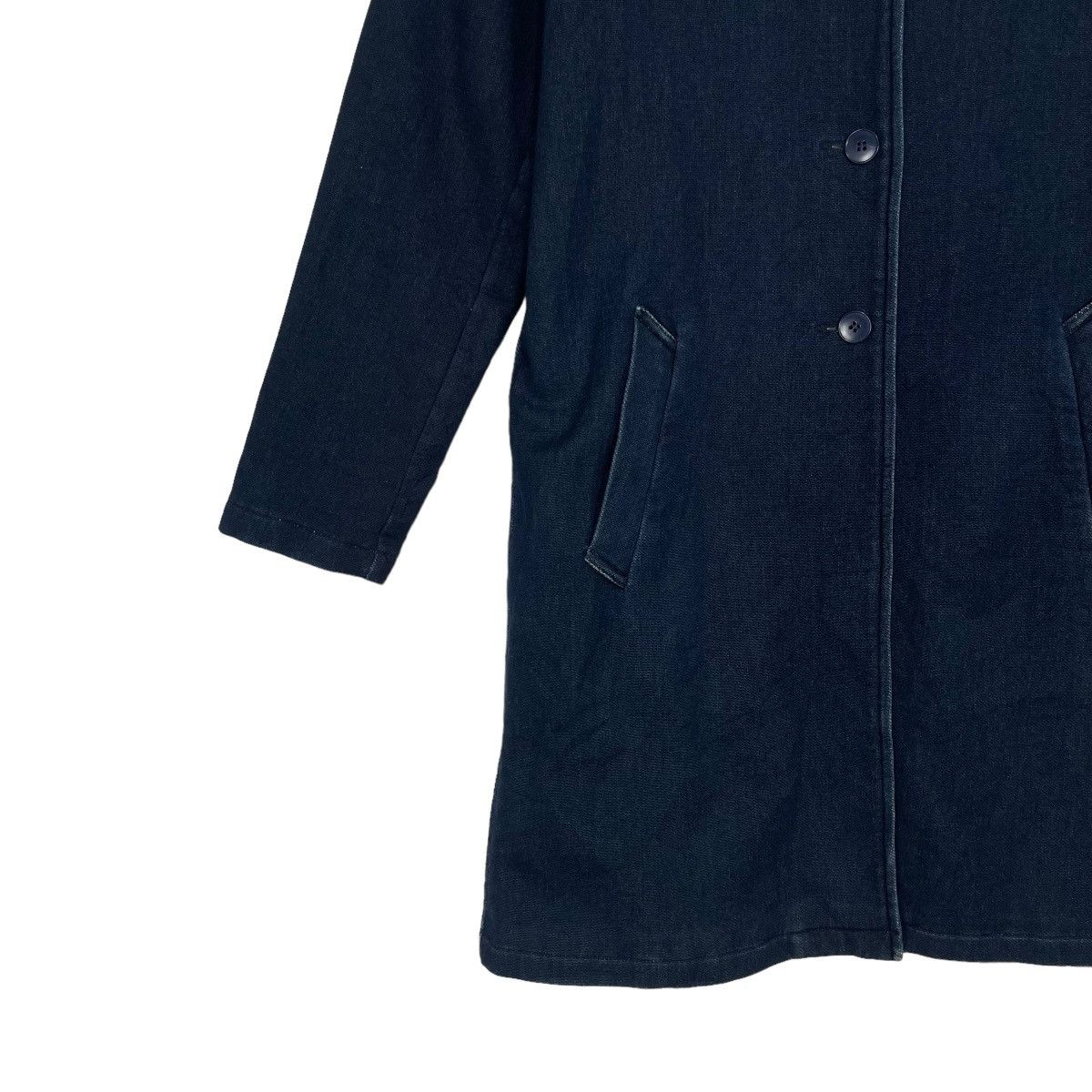 agnes b. Vintage Agnes B Denim Long Jacket Button Up Agnes B brand Size S / US 4 / IT 40 - 4 Thumbnail