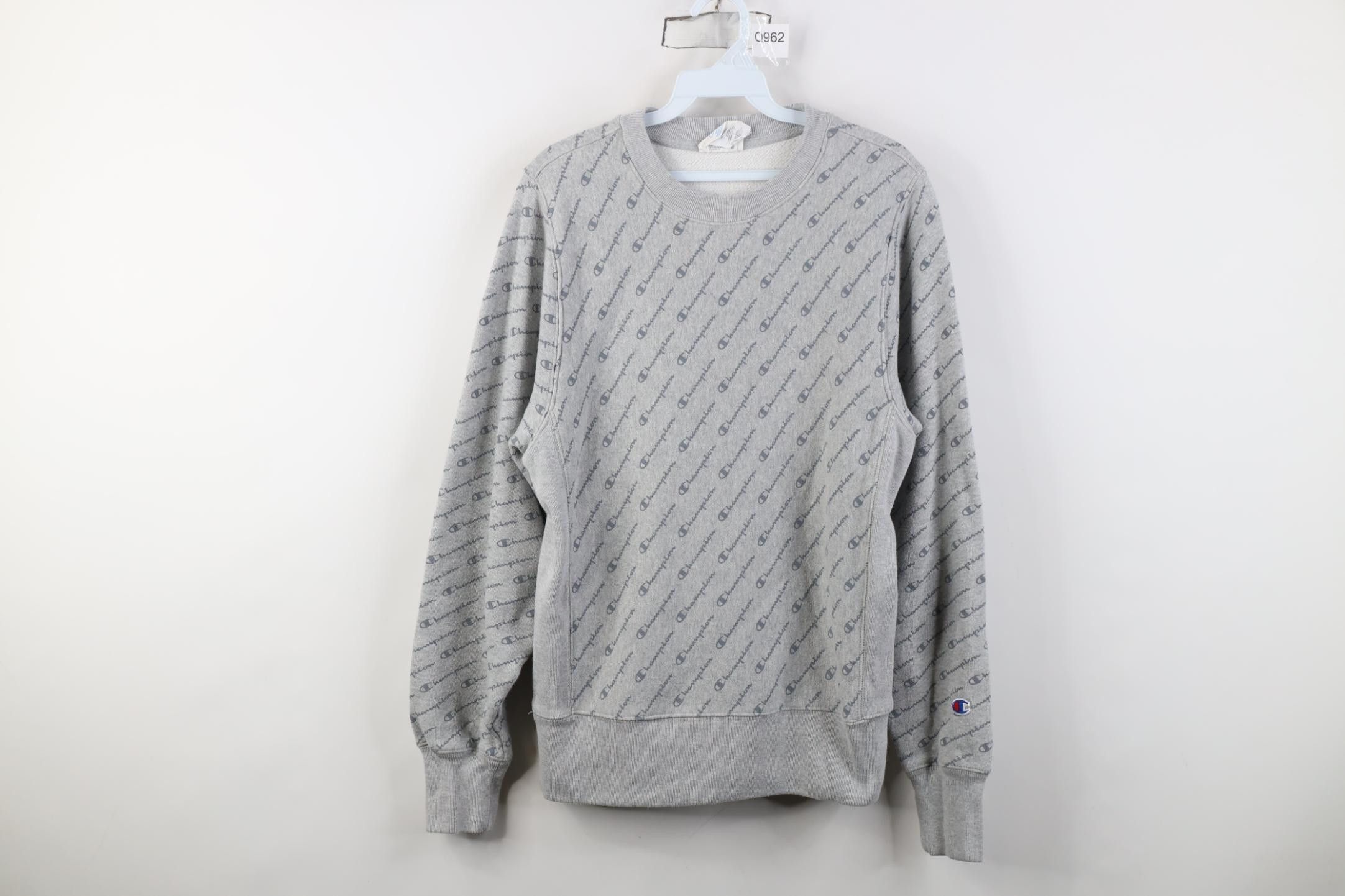 Champion Y2K Champion Reverse Weave Print Crewneck Sweatshirt Gray Size US S / EU 44-46 / 1 - 1 Thumbnail