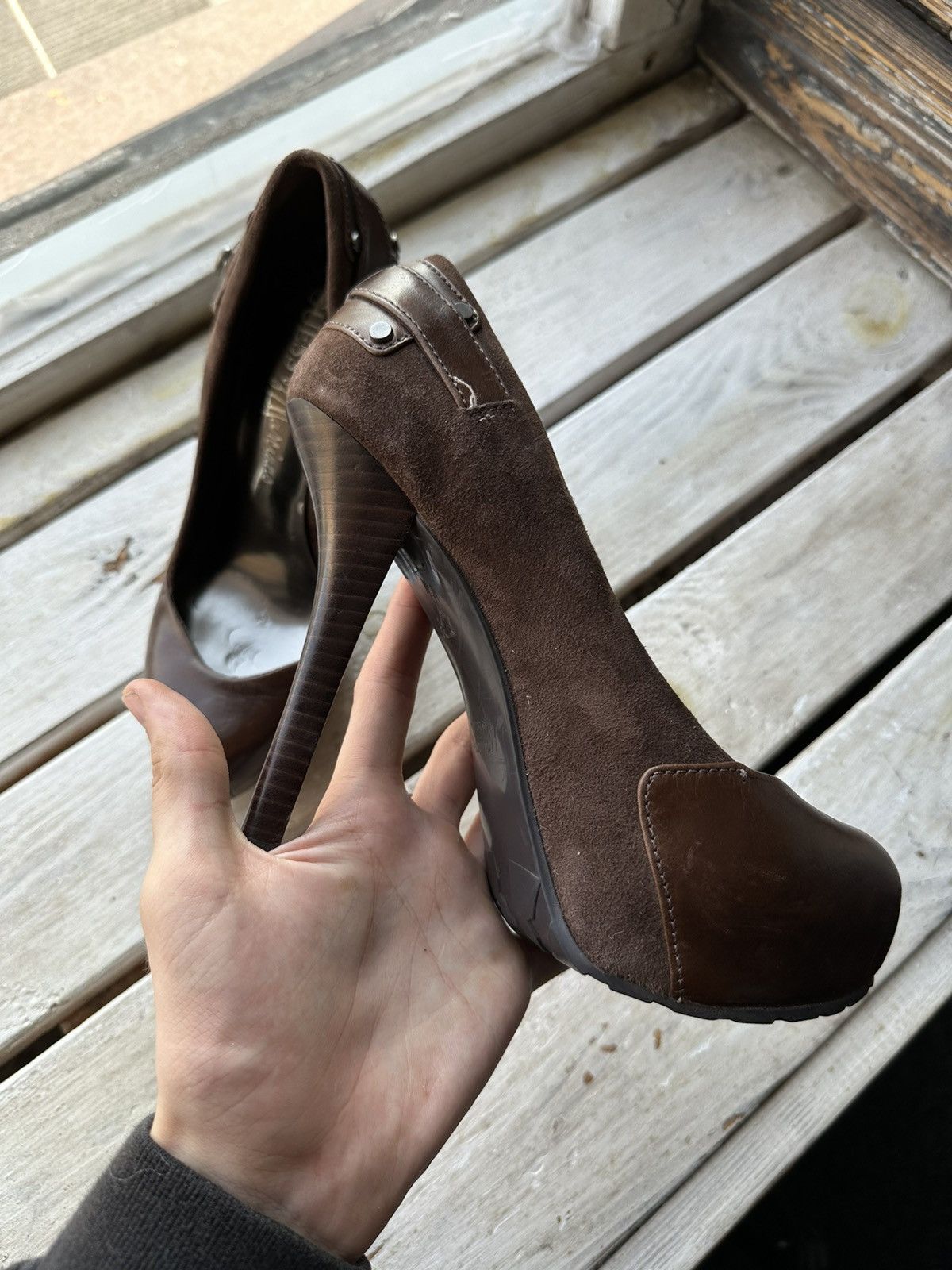 Georges Marciano × Guess × If Six Was Nine 🚨AVANT GARDE IF SIX WAS NINE GUESS BY MARCIANO HEELS RARE Size US 7 / IT 37 - 5 Thumbnail