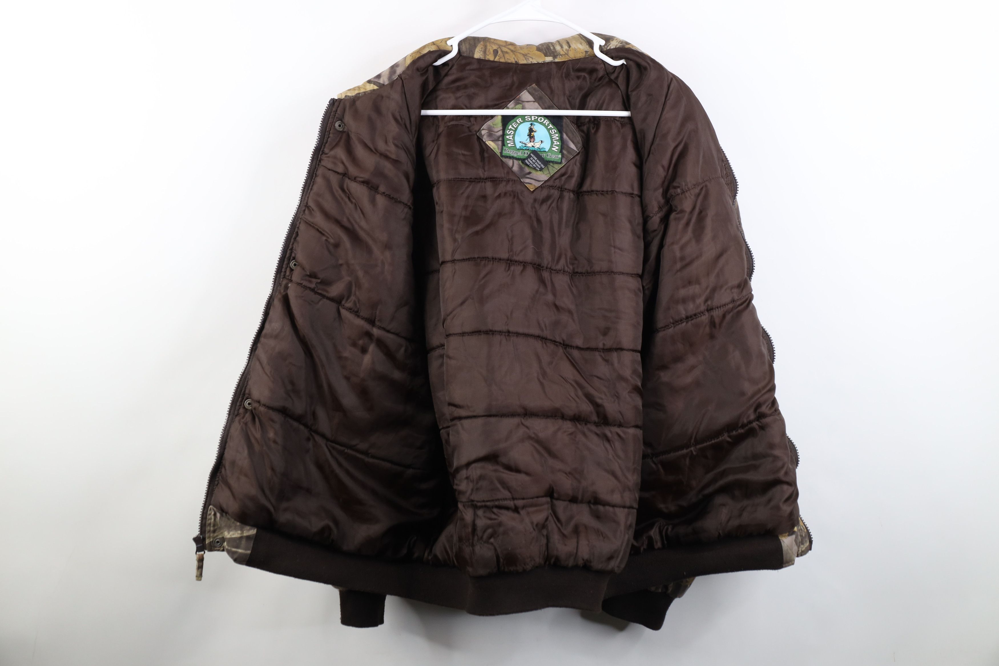 Vintage Vintage 90s Streetwear Camouflage Quilted Bomber Jacket Size US XL / EU 56 / 4 - 7 Thumbnail