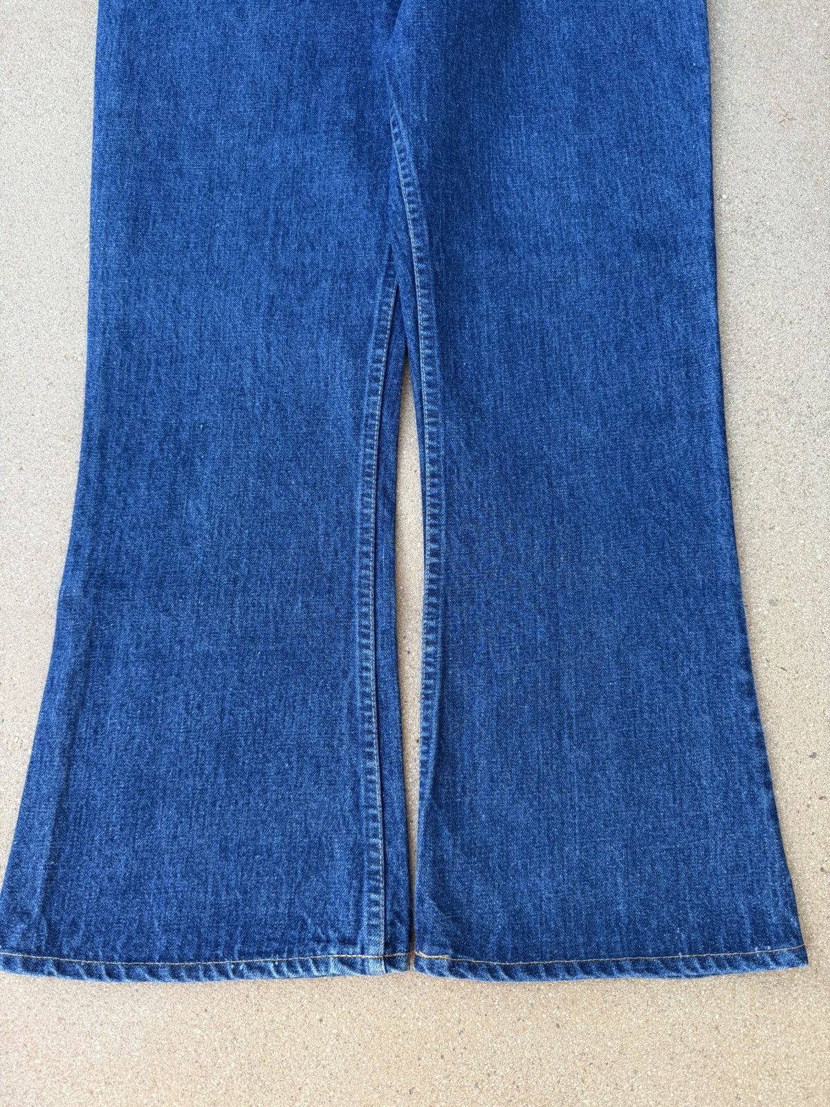 Levi's Vtg 70’s Levi’s 646 Orange Tab Bellbottom Flare Jeans 34x28 Size US 34 / EU 50 - 3 Thumbnail