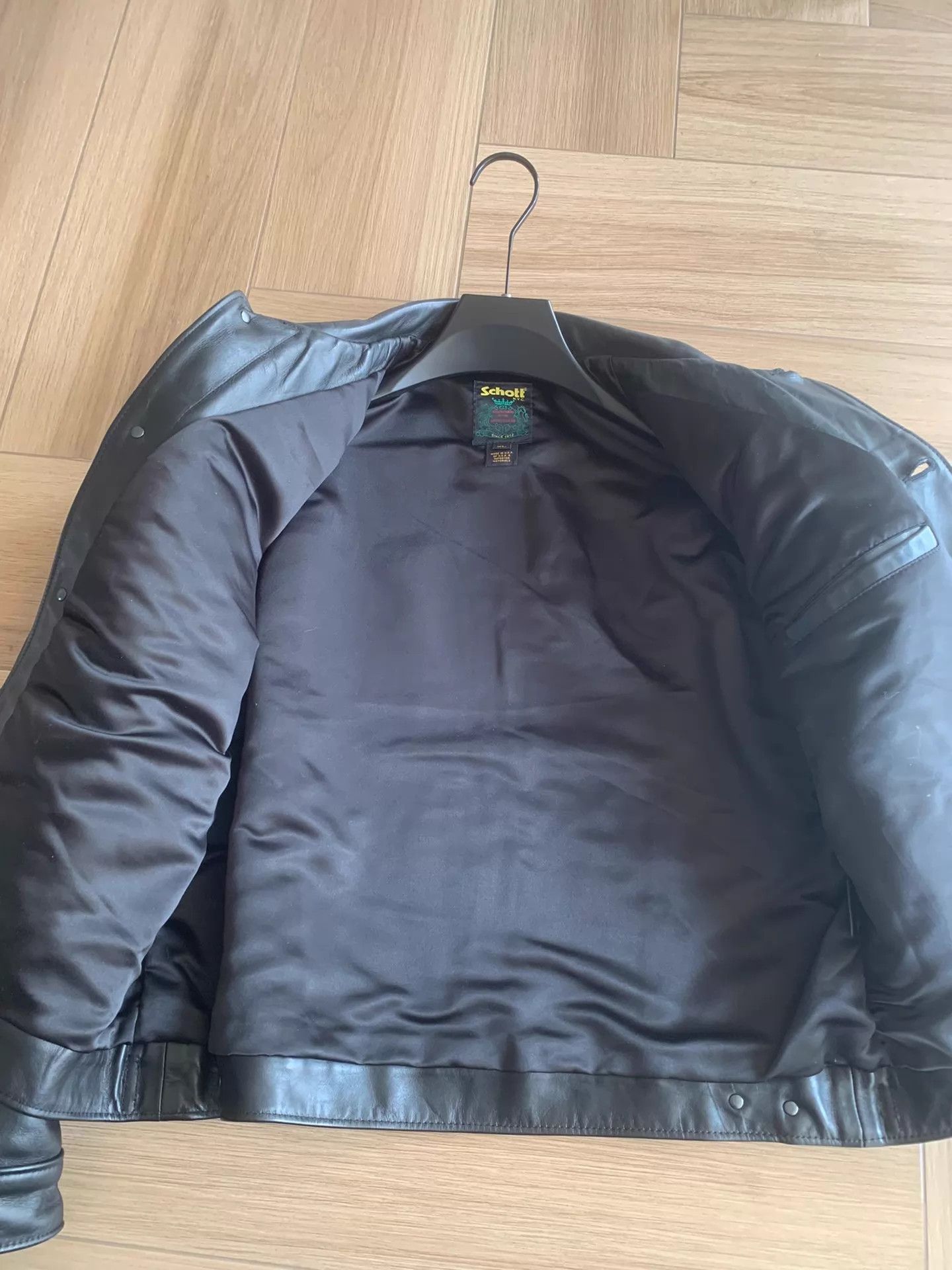 Schott SCHOTT USA Soft Nappa Leather Slim Denim Jacket XL Size US XL / EU 56 / 4 - 3 Thumbnail
