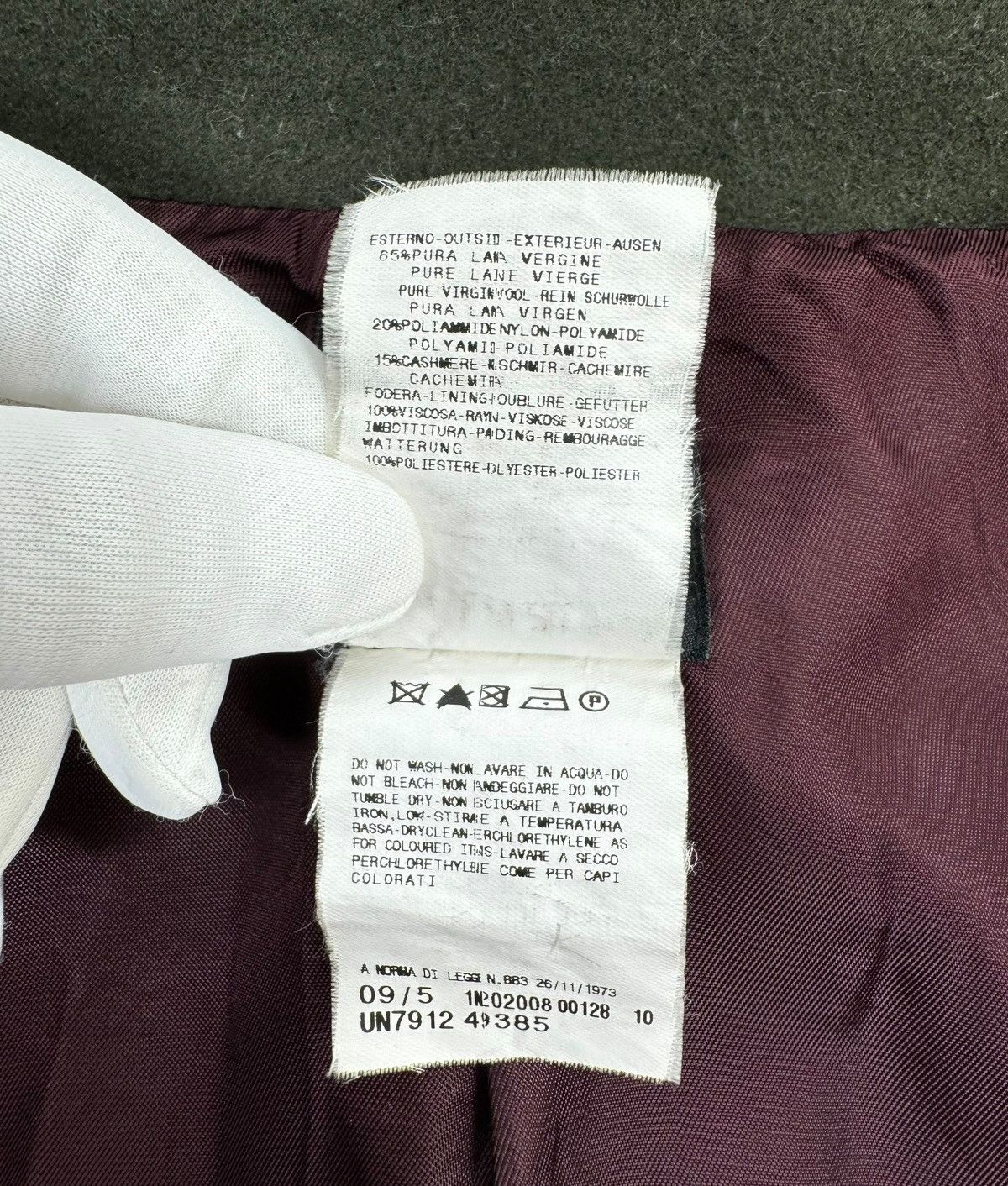 Costume National × Vintage CNC Costume National Wool-Cashmere Coat size 40 Size S / US 4 / IT 40 - 16 Thumbnail