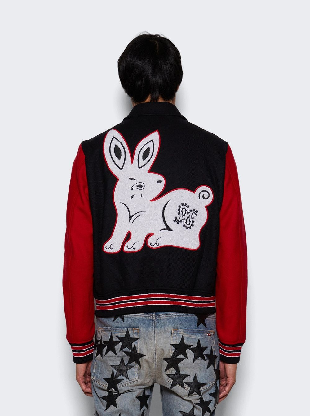 Amiri o1gr1nt1024 Lunar New Year Bones Jacket in Black/Red Size US M / EU 48-50 / 2 - 5 Thumbnail