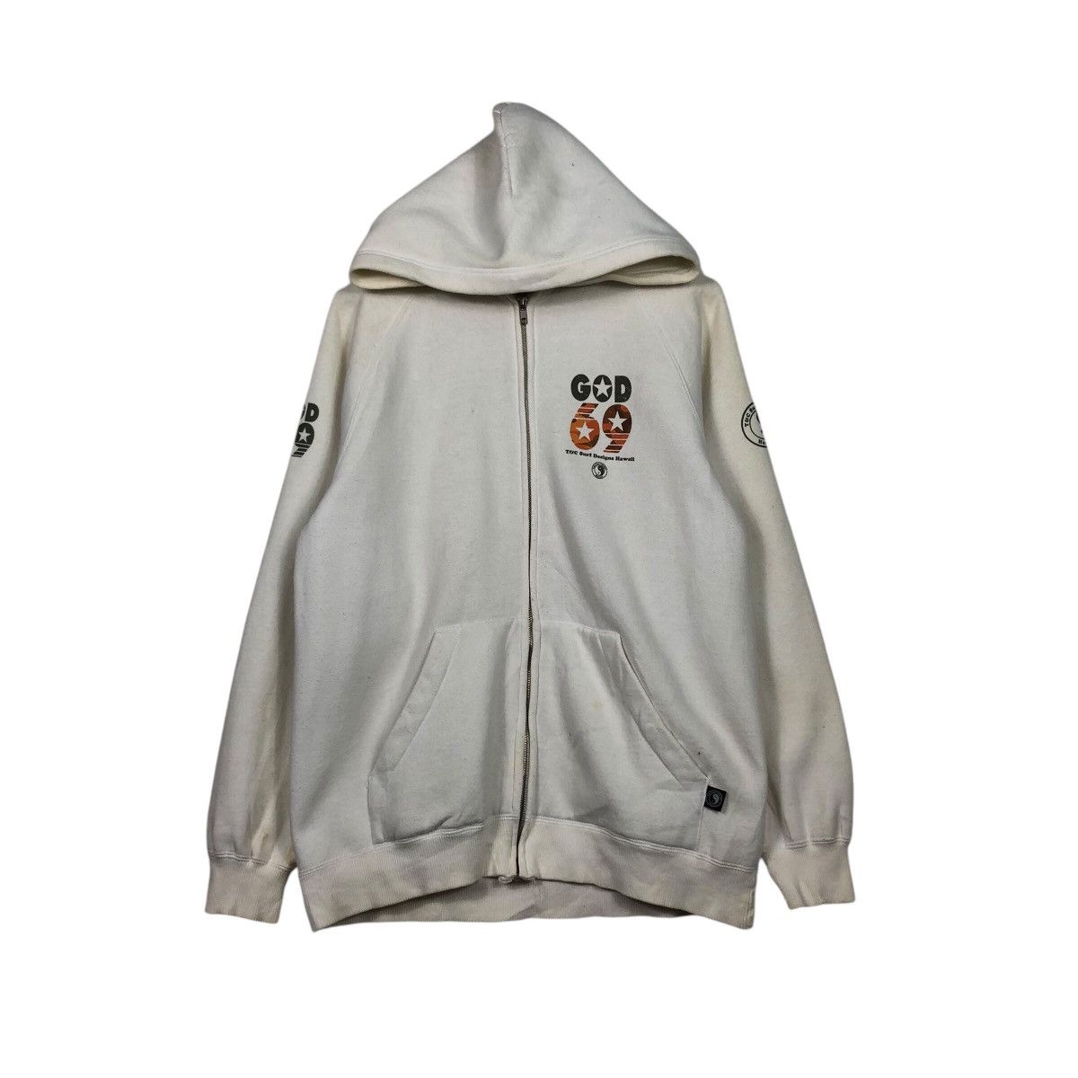 Japanese Brand T&C Surf Designs “GOD 69” Camo Star Graphic Rare Hawaii Era Size US L / EU 52-54 / 3 - 2 Thumbnail