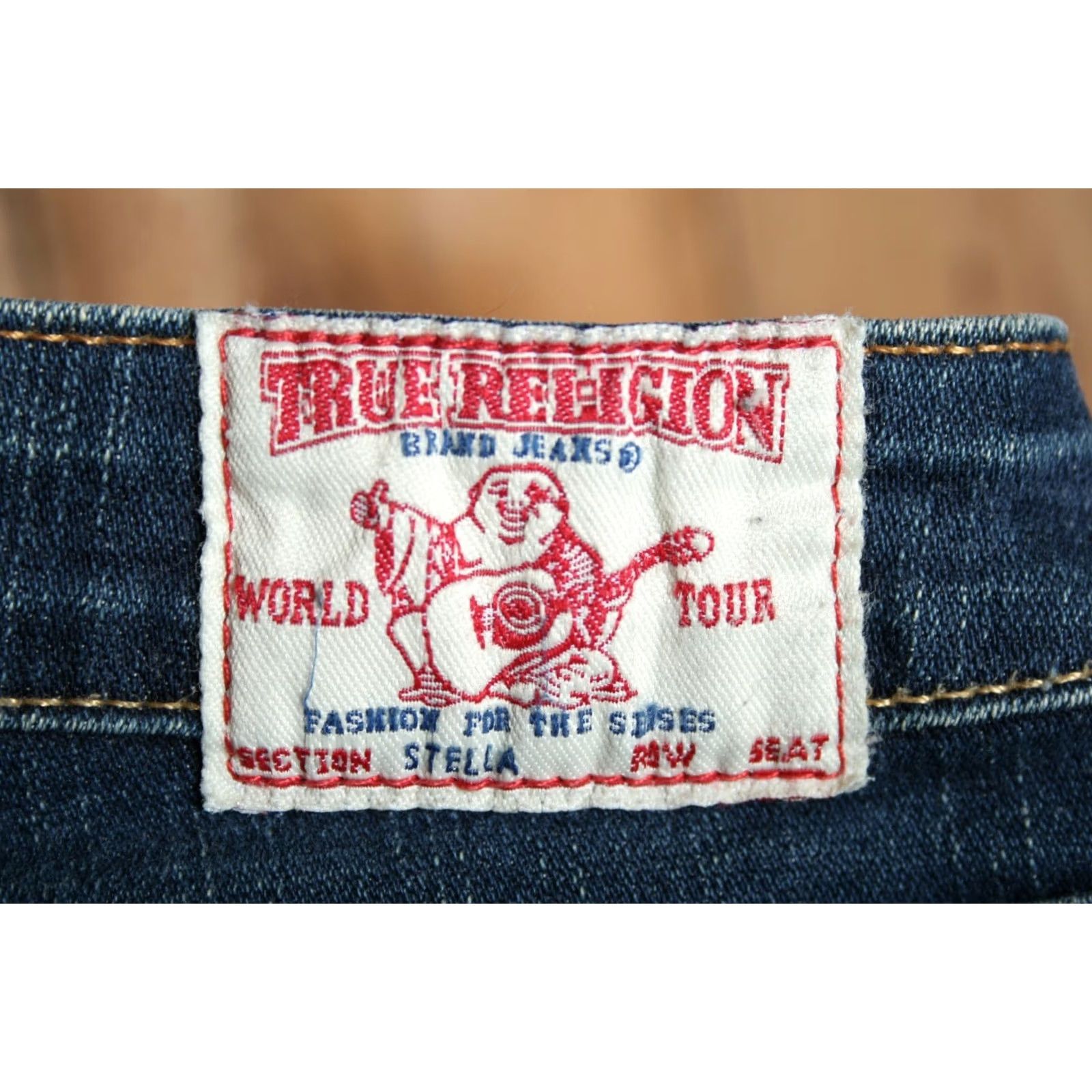 True Religion TRUE RELIGION Stella Blue Stretch Denim Skinny Jeans Sz. 26 Womens Jeans 28x35 Slim Skinny Rise 7" Inseam 35" Denim 99% Cotton 1% Elastin Size 26" / US 2 / IT 38 - 6 Thumbnail