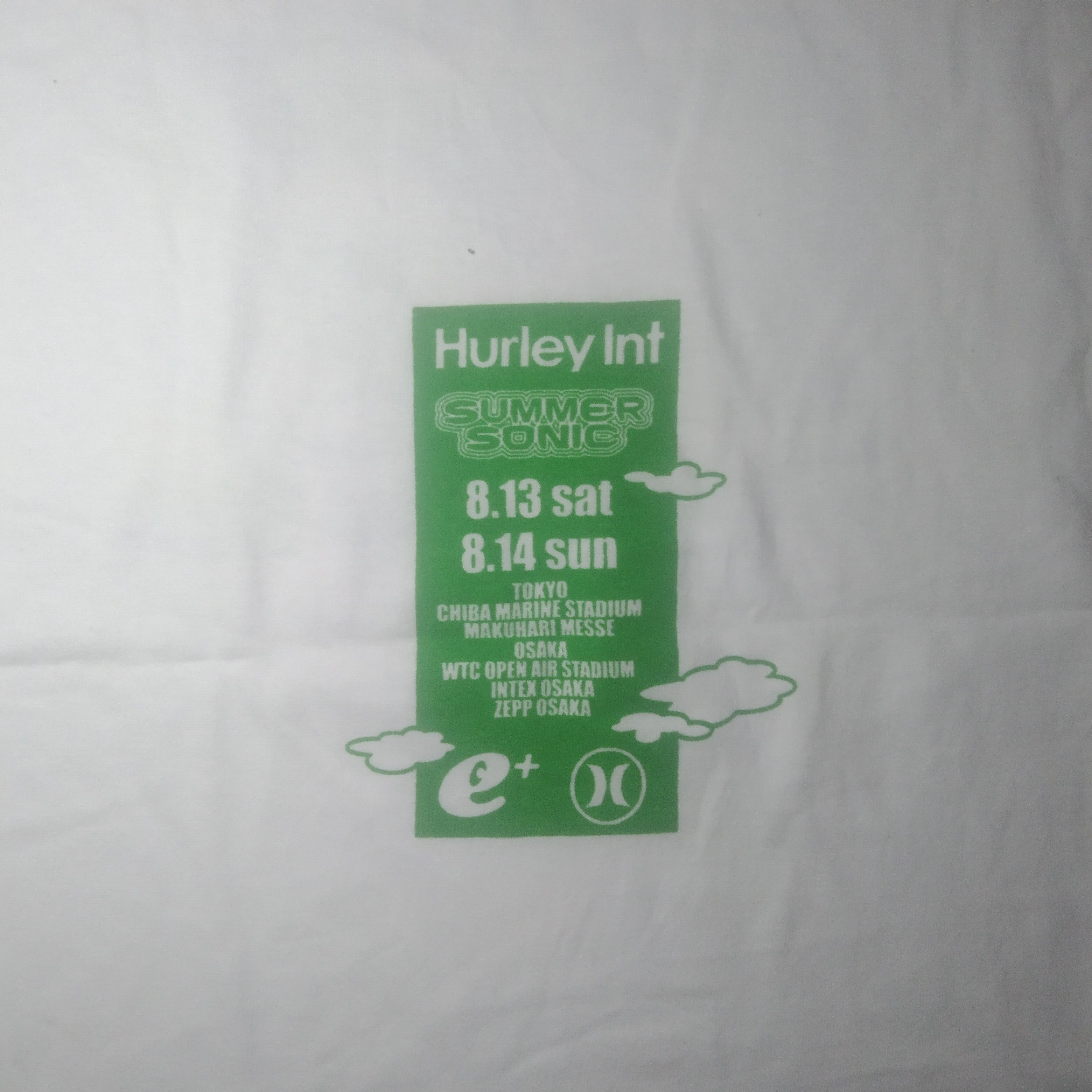 Hurley Vintage Hurley Summer Sonic 2005 t-shirt Size US S / EU 44-46 / 1 - 6 Thumbnail