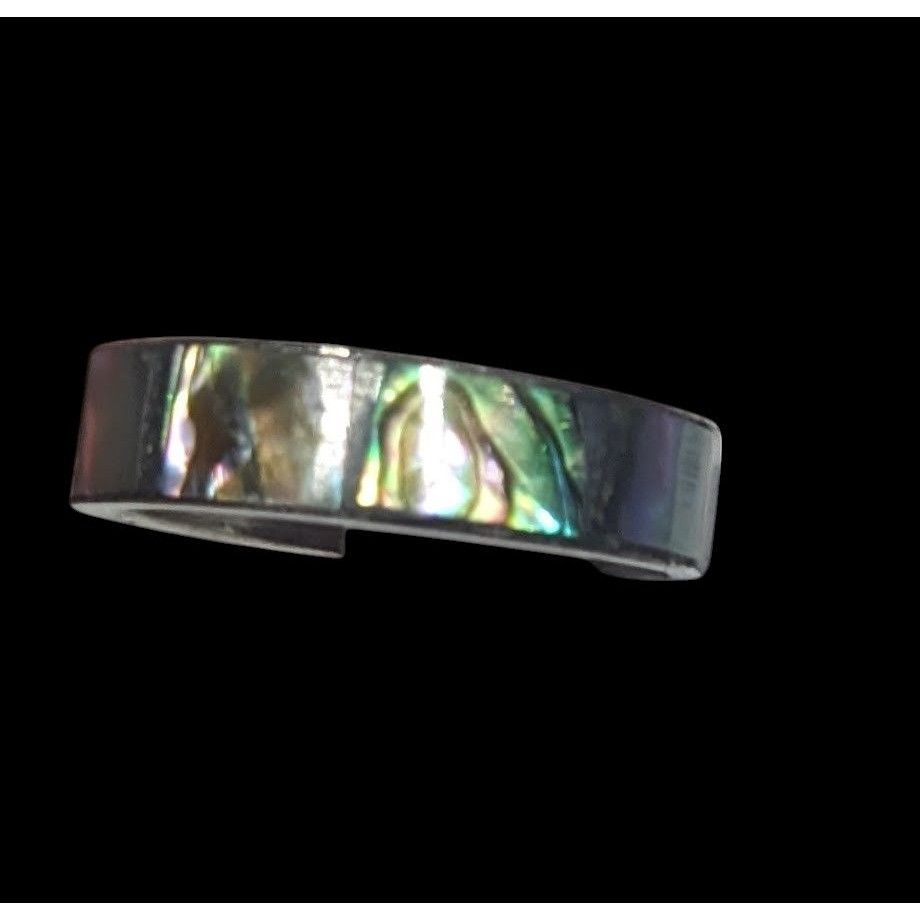 Other Vintage Silver Tone Shell Inlay Ring Size 4 3/4 Size ONE SIZE - 2 Thumbnail