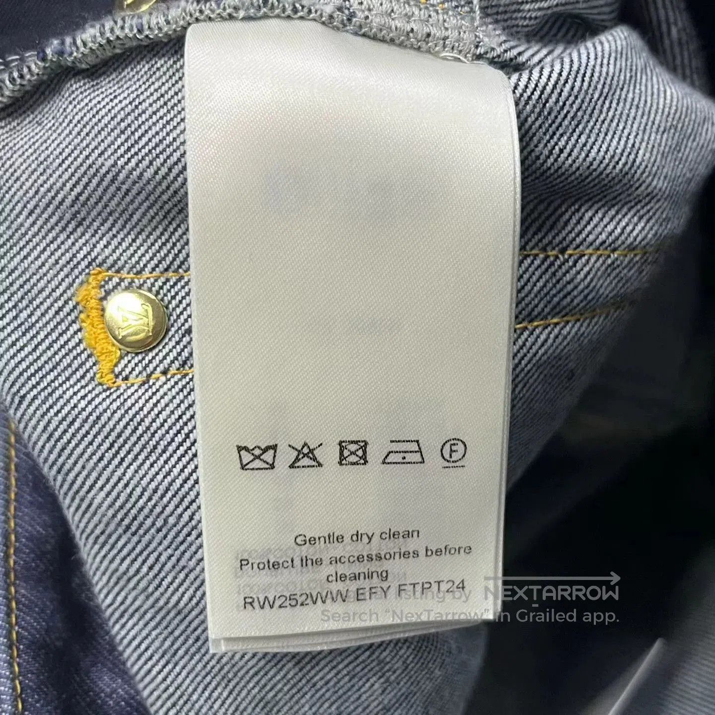 Louis Vuitton Louis Vuitton 2025 Cuffed Flared Denim Jeans. Size US 32 / EU 48 - 3 Thumbnail