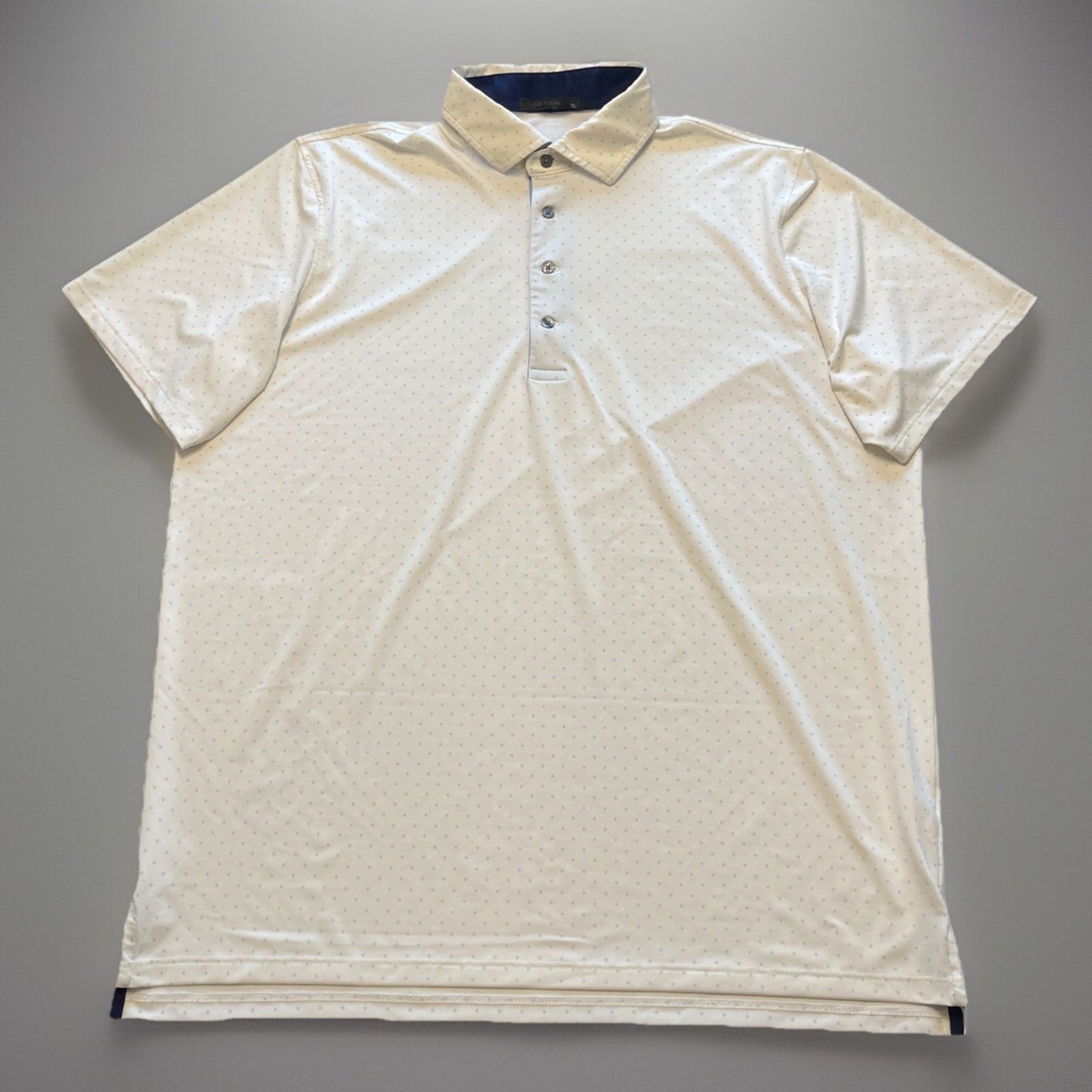 Vintage Greyson XL All Over Wolf Short Sleeve Golf Polo Shirt Logo Size US XL / EU 56 / 4 - 1 Thumbnail