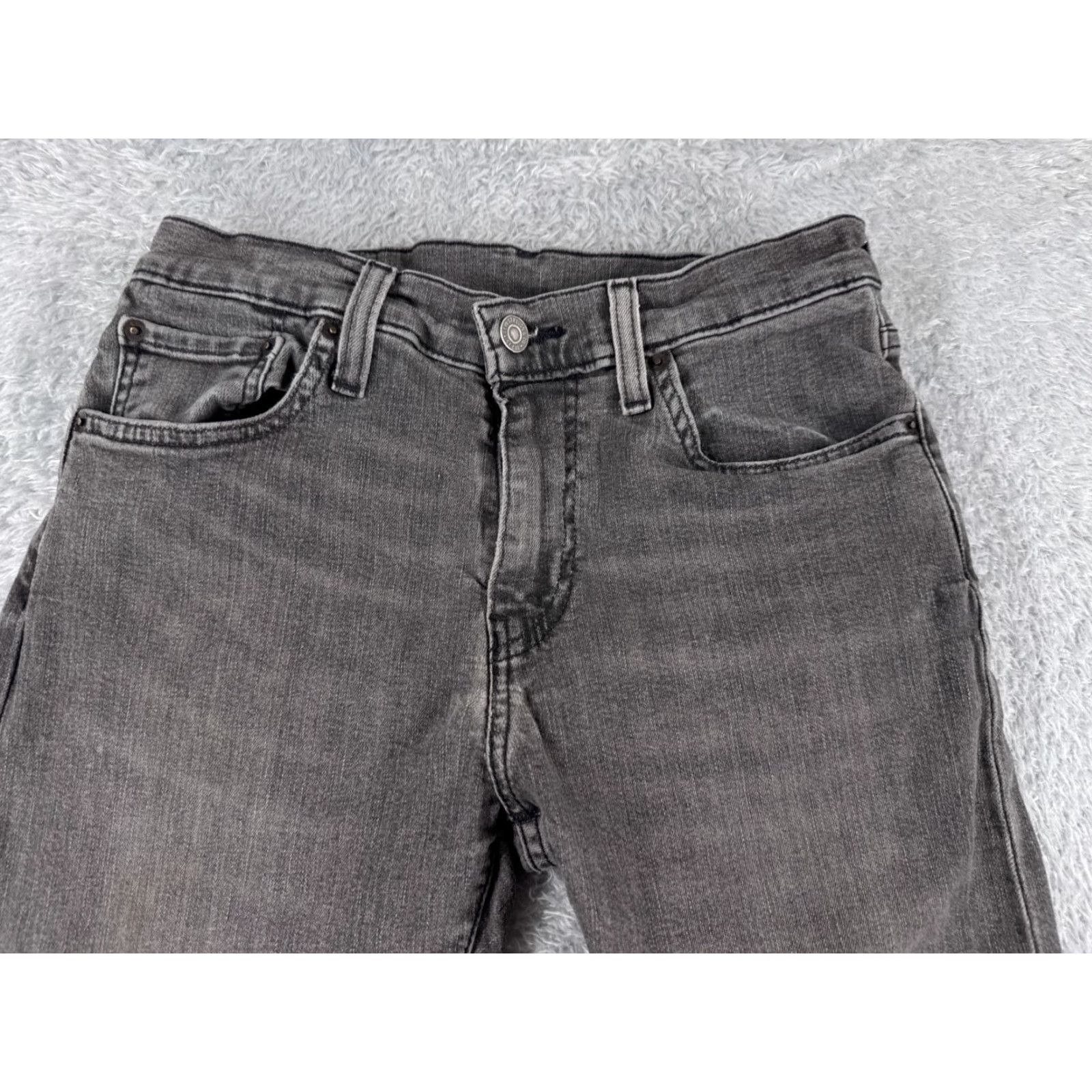 Levi's Levi's 512 Jeans Regular 30 Black Denim Cotton 5-Pocket Distressed Stretch Skinny Vintage No Size US 30 / EU 46 - 4 Thumbnail