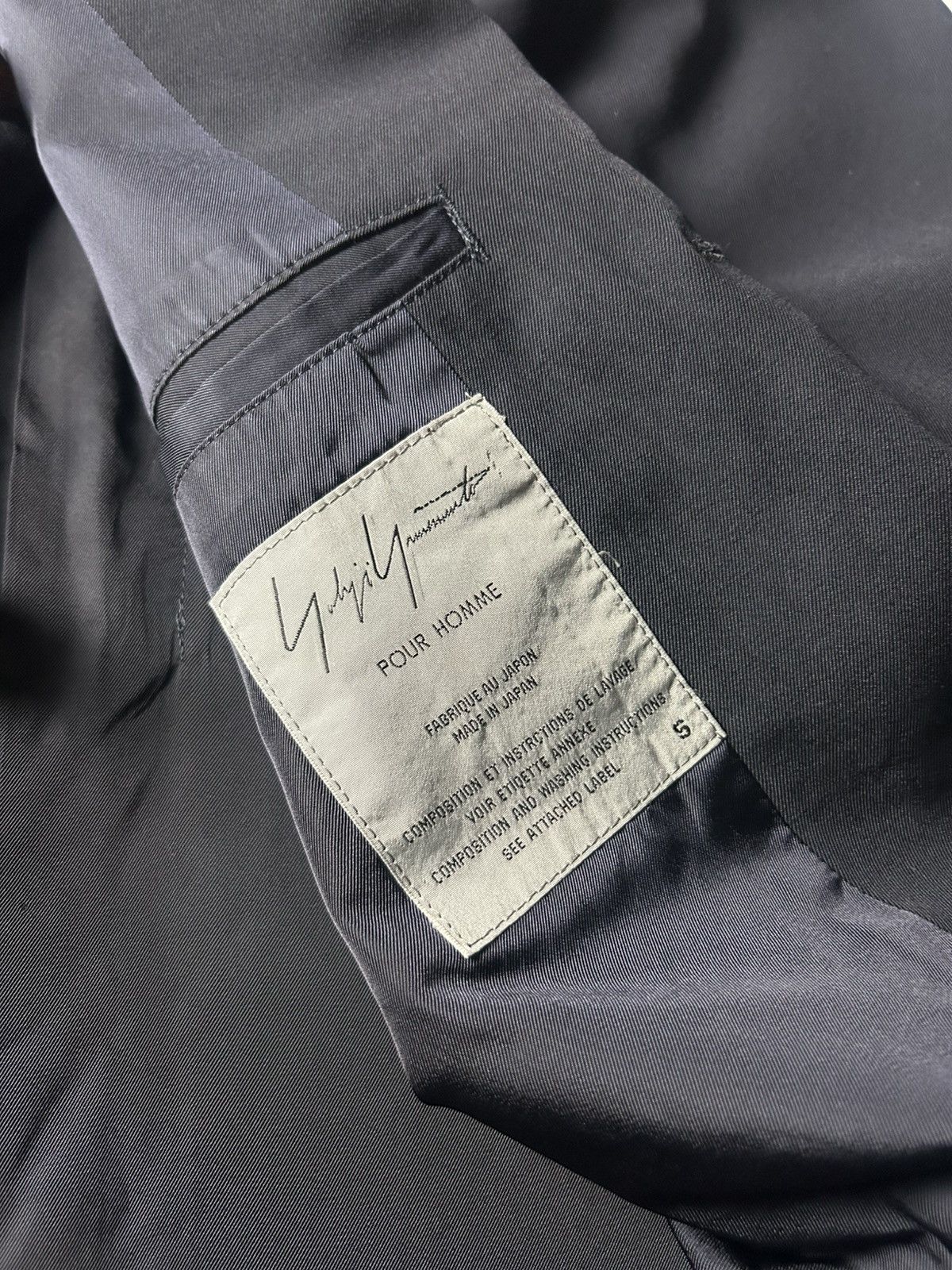 Yohji Yamamoto Yohji Yamamoto Pour Homme Wool Blazer Size 46S - 4 Thumbnail