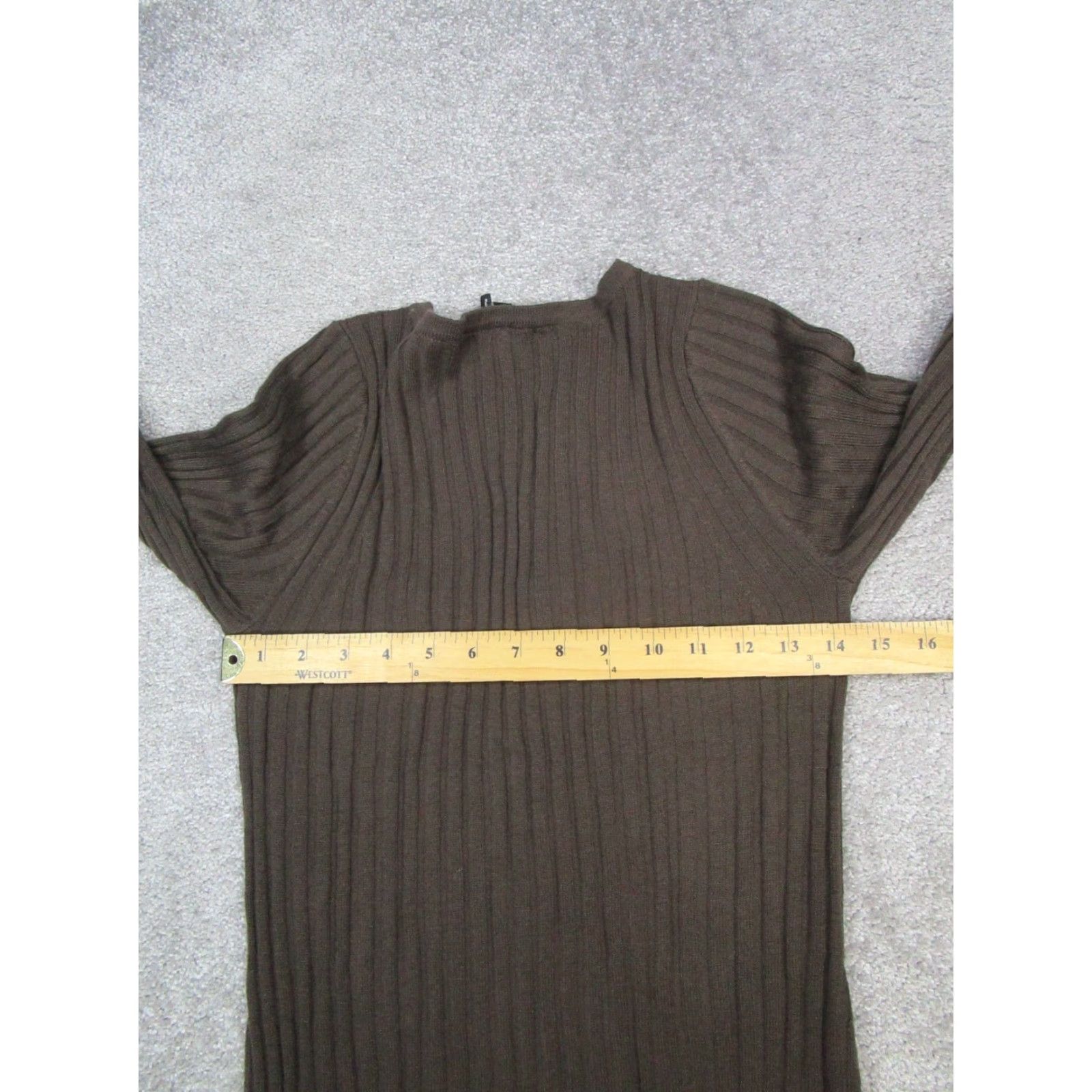 Paige Paige Sweater Dress Womens Small Brown Knit Dress Size S / US 4 / IT 40 - 6 Thumbnail