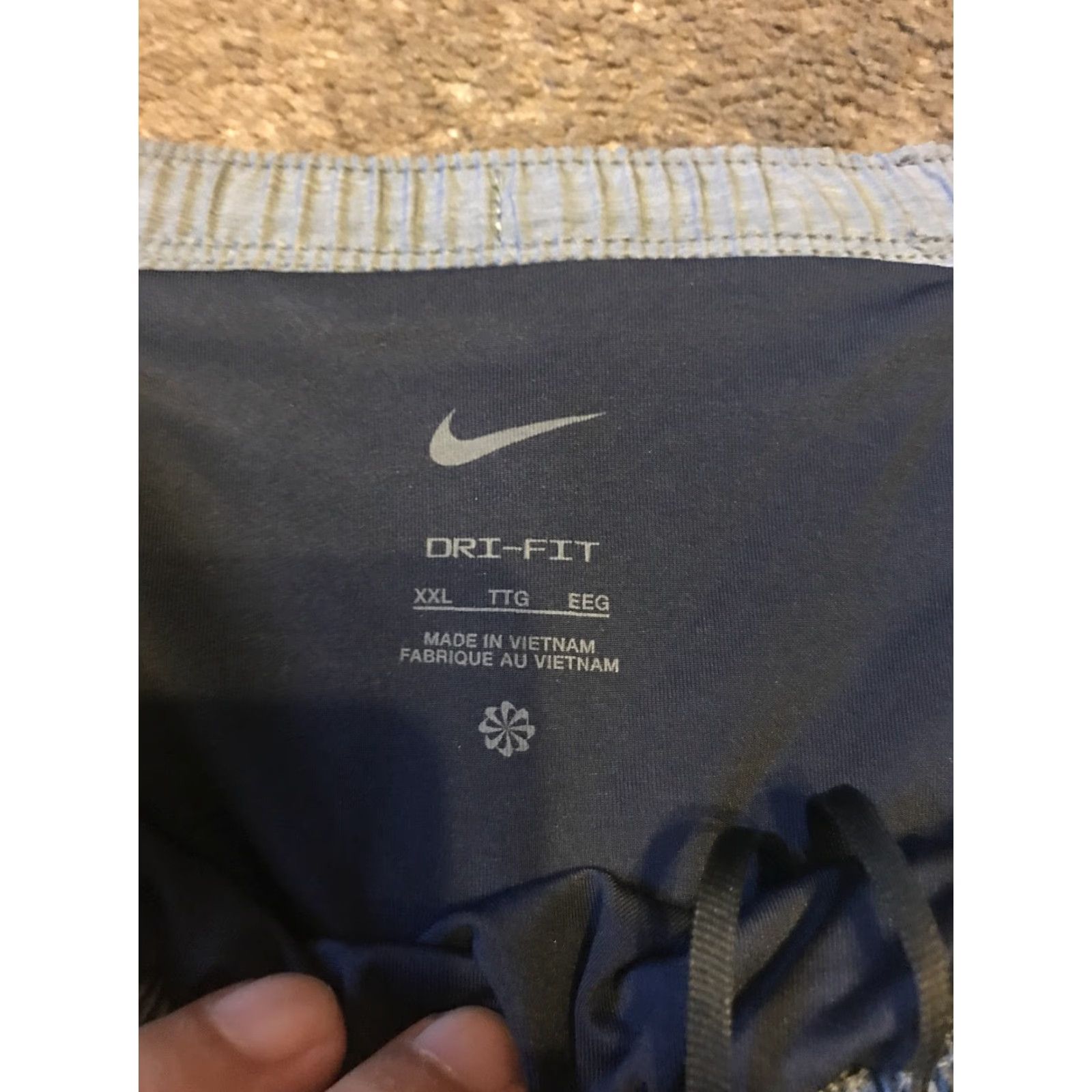 Nike Nike Dri Fit Challenger Shorts Mens 2XL Drawstring Pockets Multicolor Athletic Activewear Classic 90s Style Mens Size US 39 - 5 Thumbnail