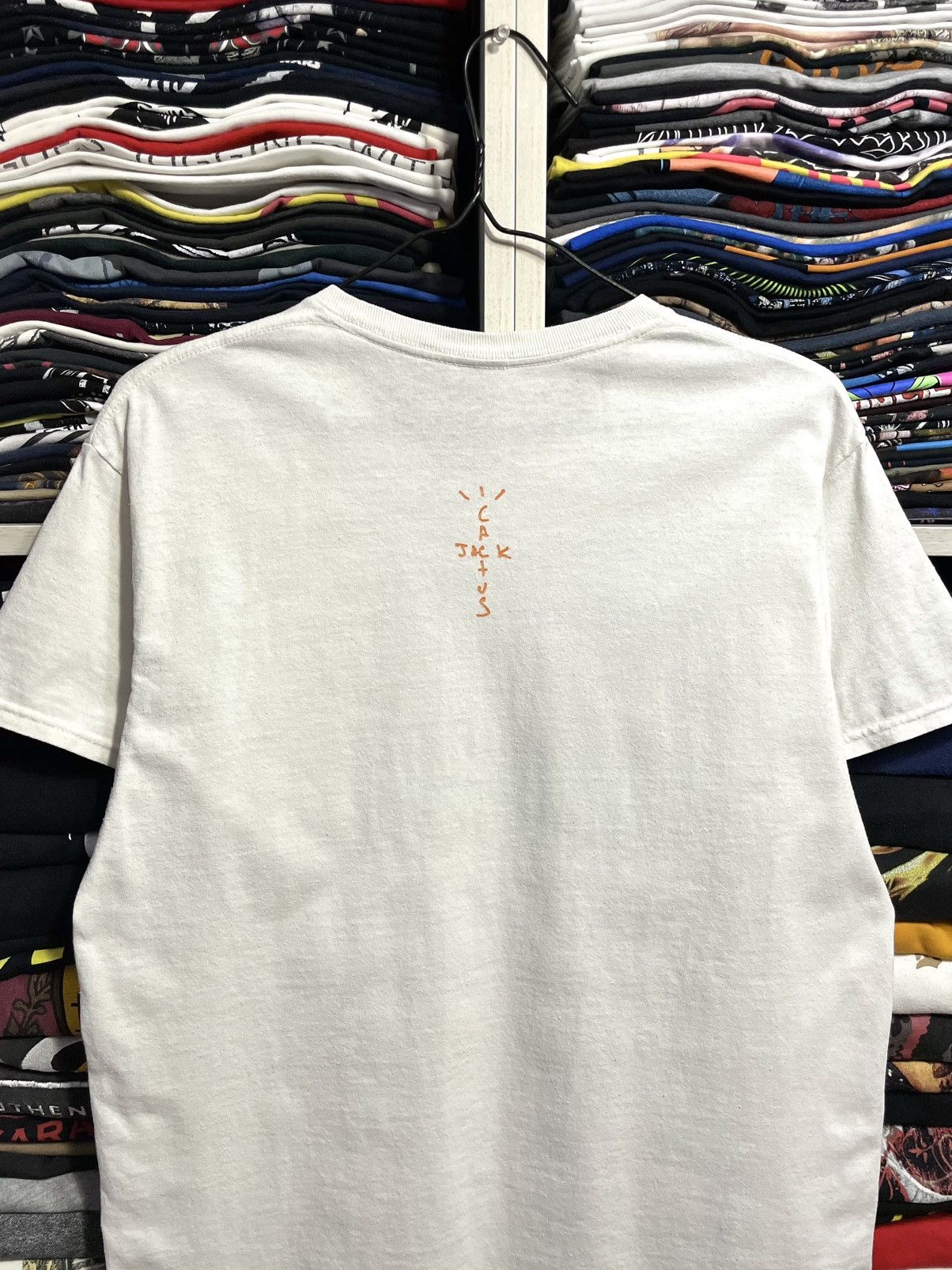 Travis Scott Travis Scott Cactus Jack Flame Logo T-Shirt Size S White Size US S / EU 44-46 / 1 - 12 Thumbnail