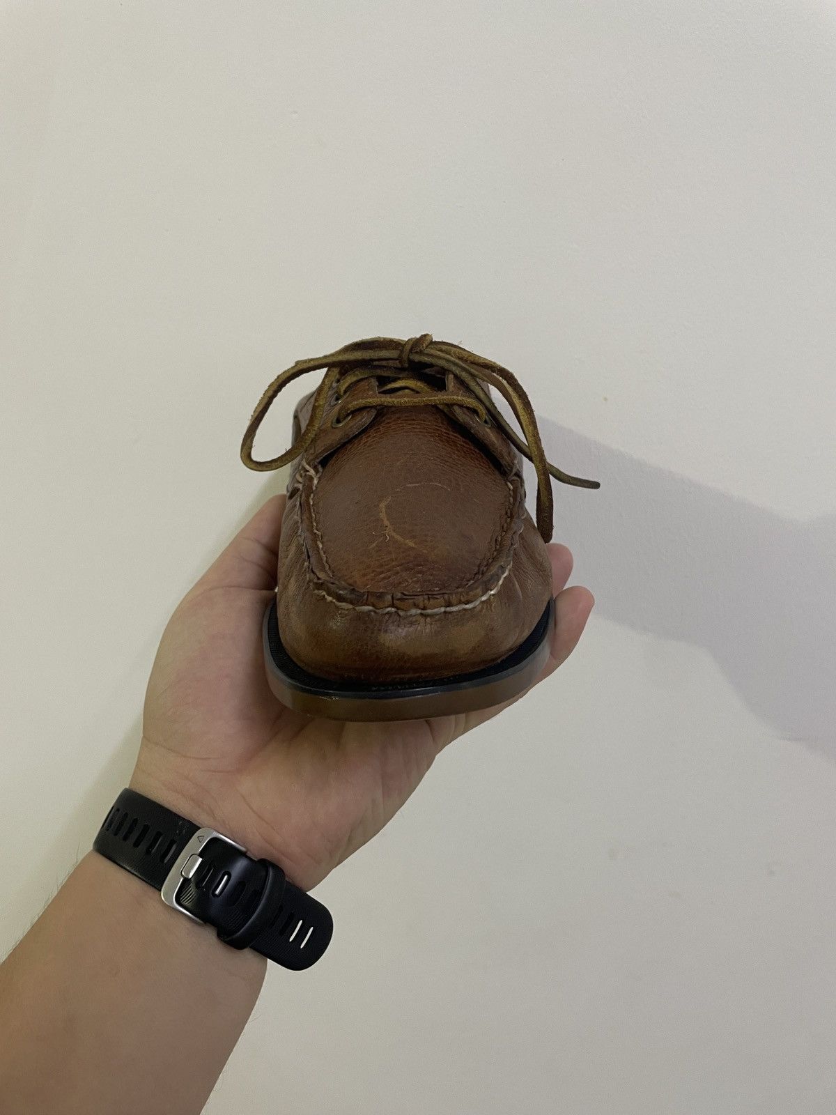 Polo Ralph Lauren VINTAGE POLO RALPH LAUREN LEATHER BOAT SHOES Size US 9 / EU 42 - 16 Thumbnail