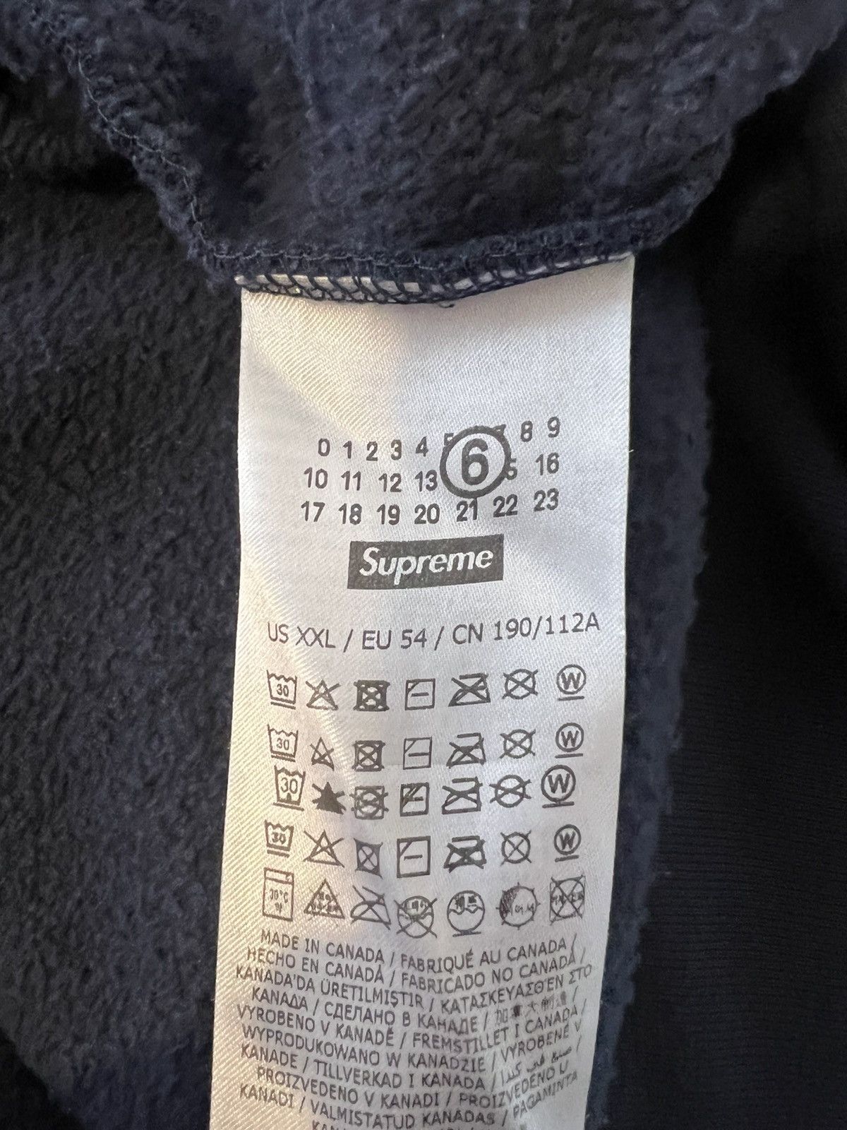 Maison Margiela × Supreme Supreme Maison Margiela Zip Up Size US XXL / EU 58 / 5 - 5 Thumbnail