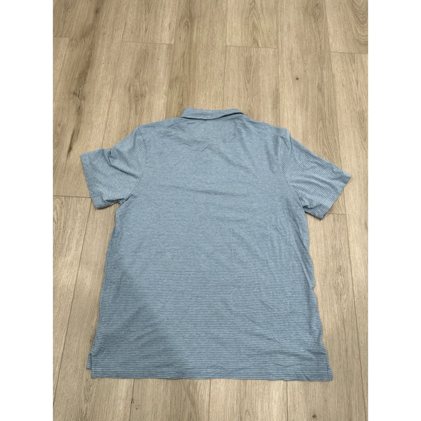Faherty Faherty Polo Shirt Movement Collection Striped Knit Blue XL Men’s Shirt Size US XL / EU 56 / 4 - 7 Thumbnail