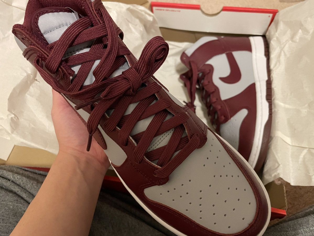 Nike Nike Dunk High Retro Dark Beetroot Size US 8 / EU 41 - 6 Thumbnail
