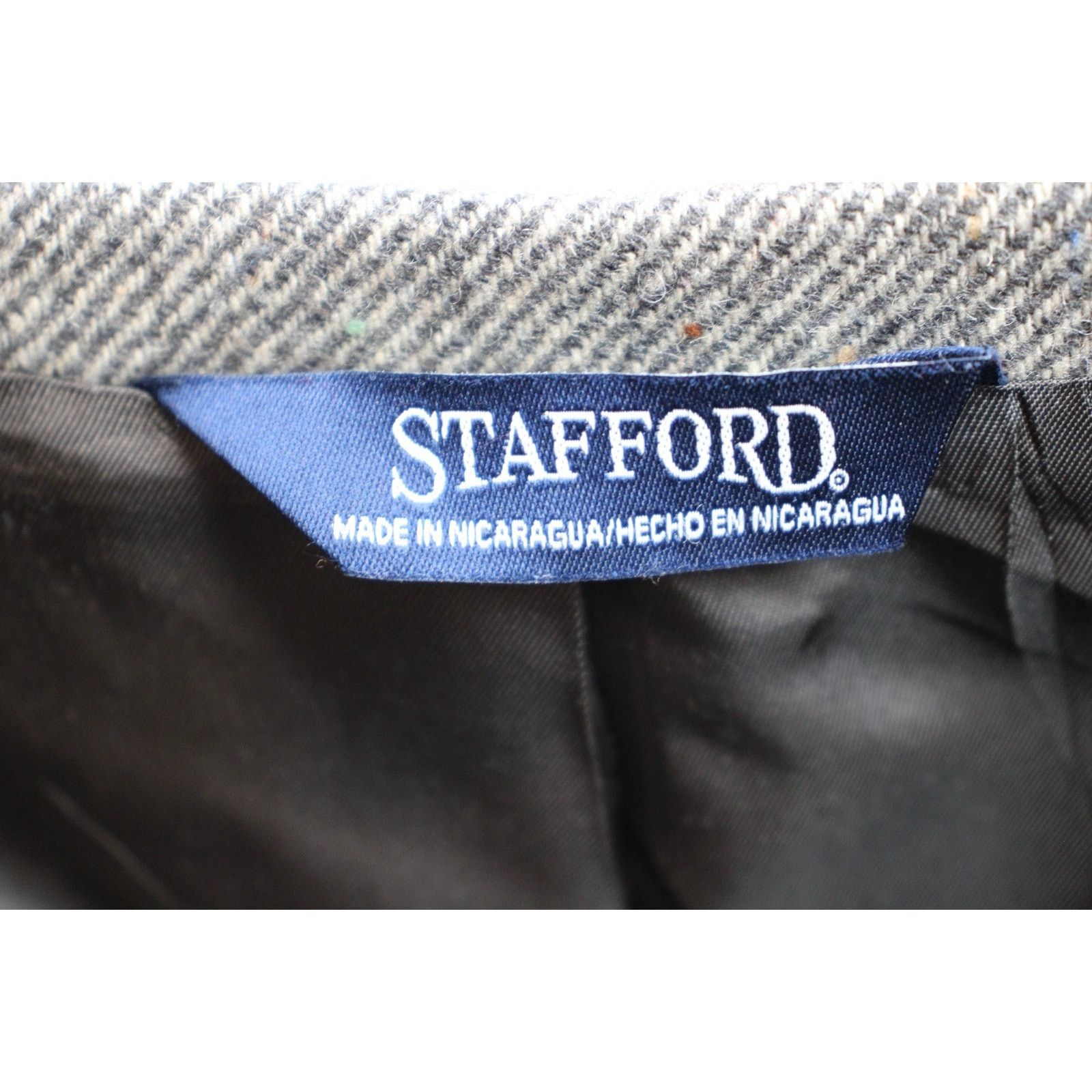 Stafford Stafford Blazer Men's Size 40S Single Breasted Notch Lapel Size 40S - 6 Thumbnail