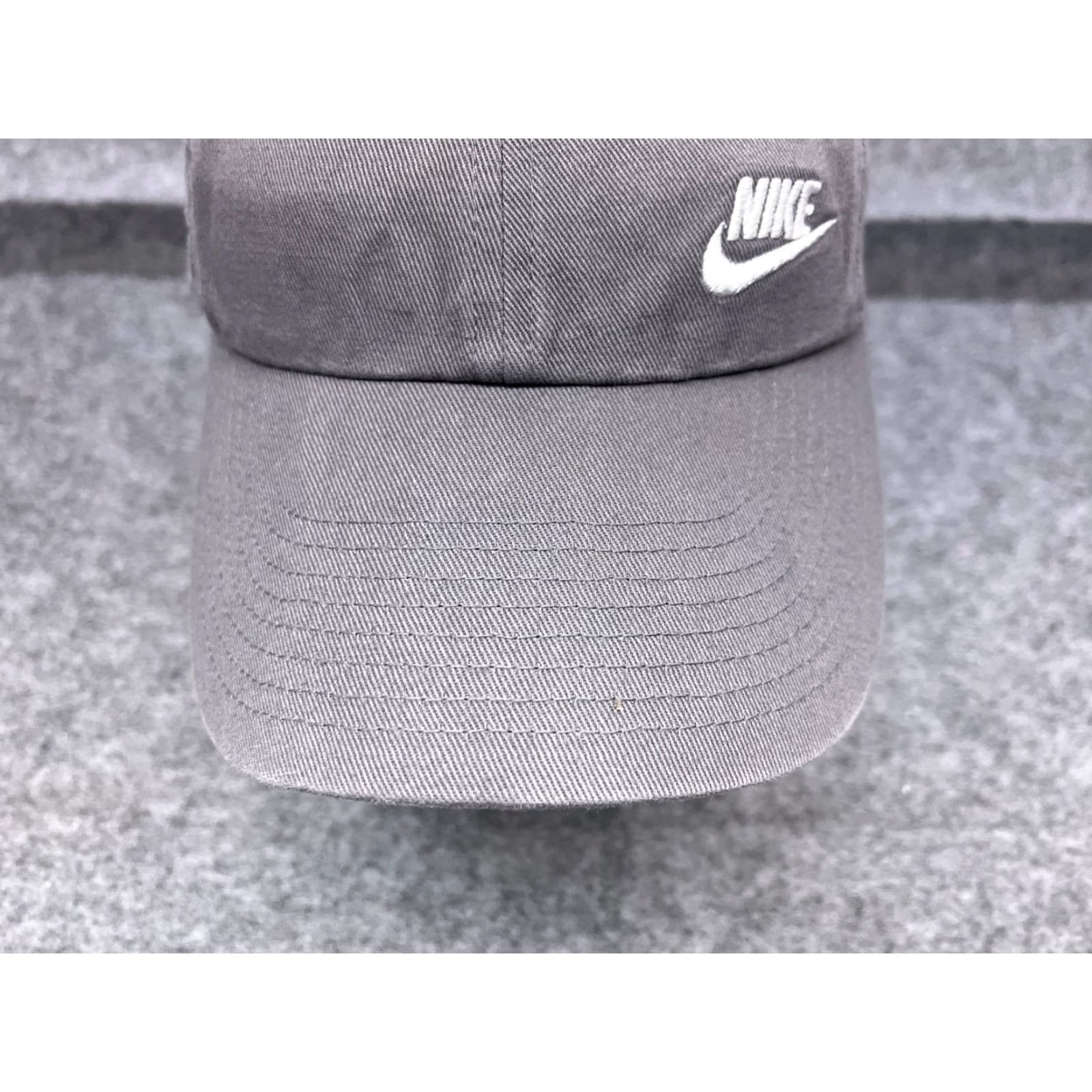 Nike Nike Hat Cap Strap Back Adult One Size Gray Heritage86 Cotton Poly Lined Golf Hat Size ONE SIZE - 3 Thumbnail