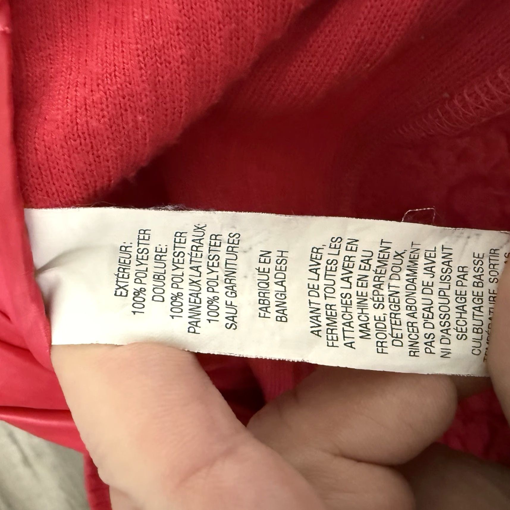 Vintage LL Bean Vest Small Red Sherpa Fleece Lined Quilted Full-Zip Pockets Womens Size S / US 4 / IT 40 - 4 Thumbnail