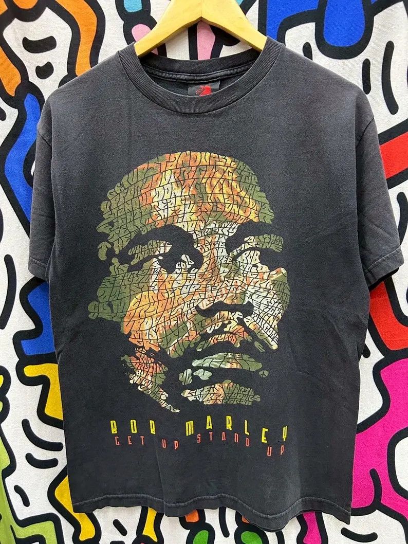 Vintage Vintage 2000s Bob Marley Zion tshirt size M Size US M / EU 48-50 / 2 - 2 Thumbnail