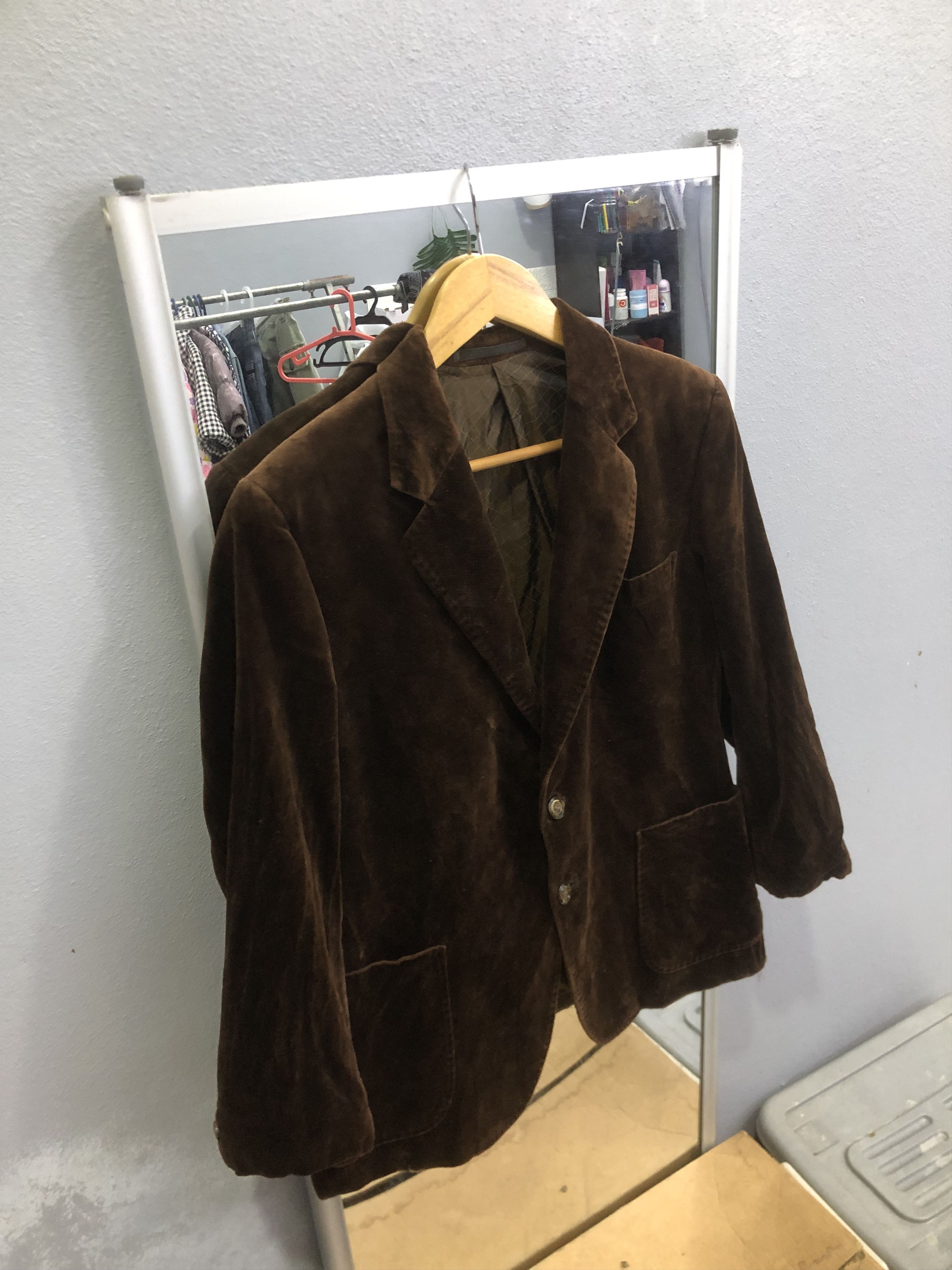 Japanese Brand ELCID Japan Niedieck German Velvet Jacket Size 40S - 3 Thumbnail