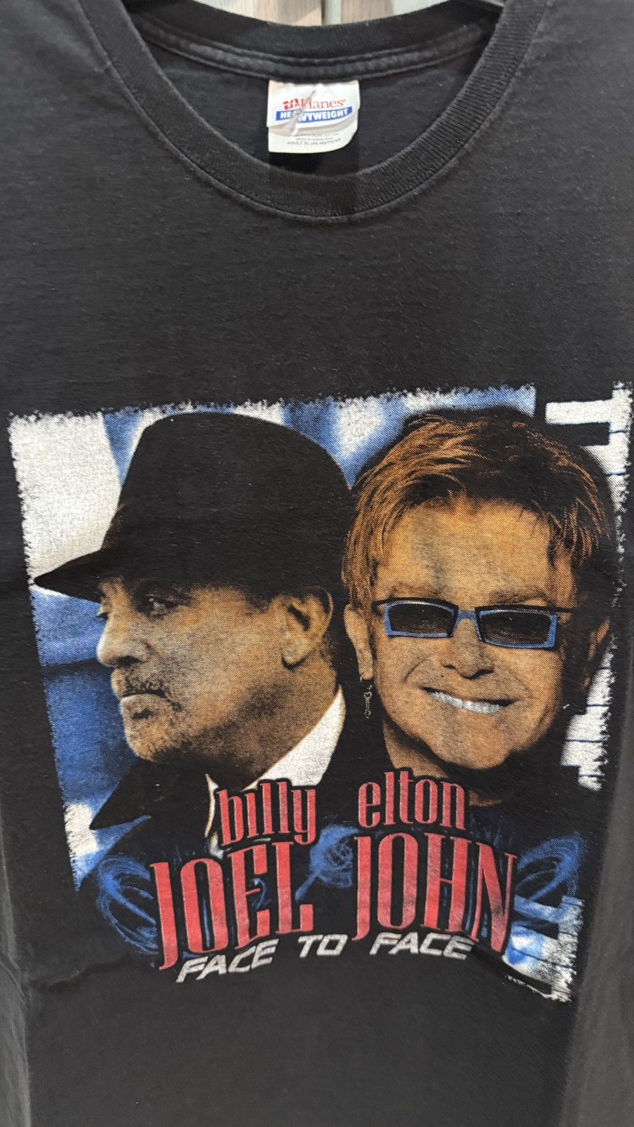 Band Tees 2009 Elton John & Billy Joel Face 2 Face Tour Tee Size XL Size US XL / EU 56 / 4 - 2 Thumbnail