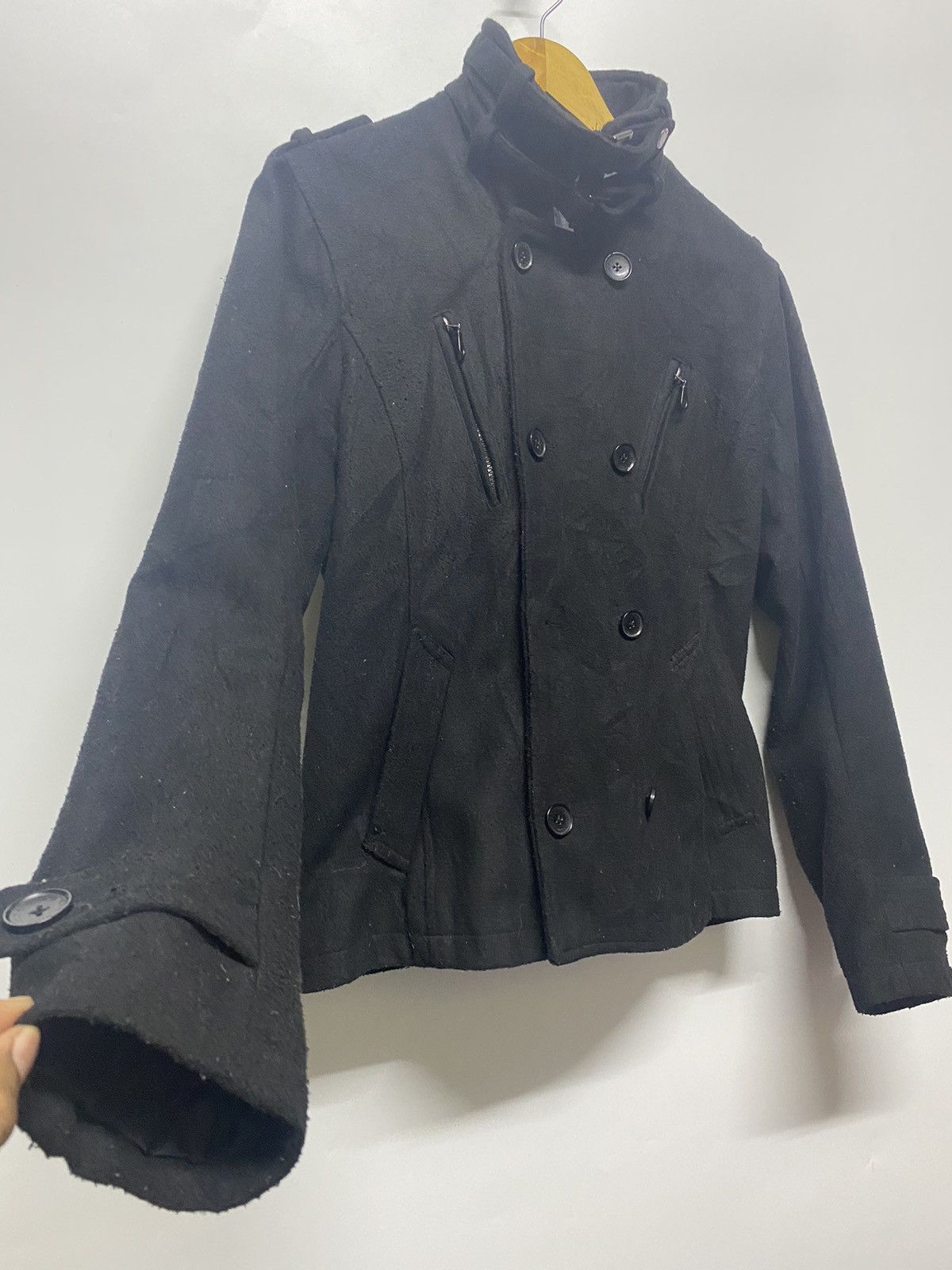 14th Addiction Vtg In The Attic Rockers Garment Multi Pocket Wool Jacket Size US L / EU 52-54 / 3 - 5 Thumbnail